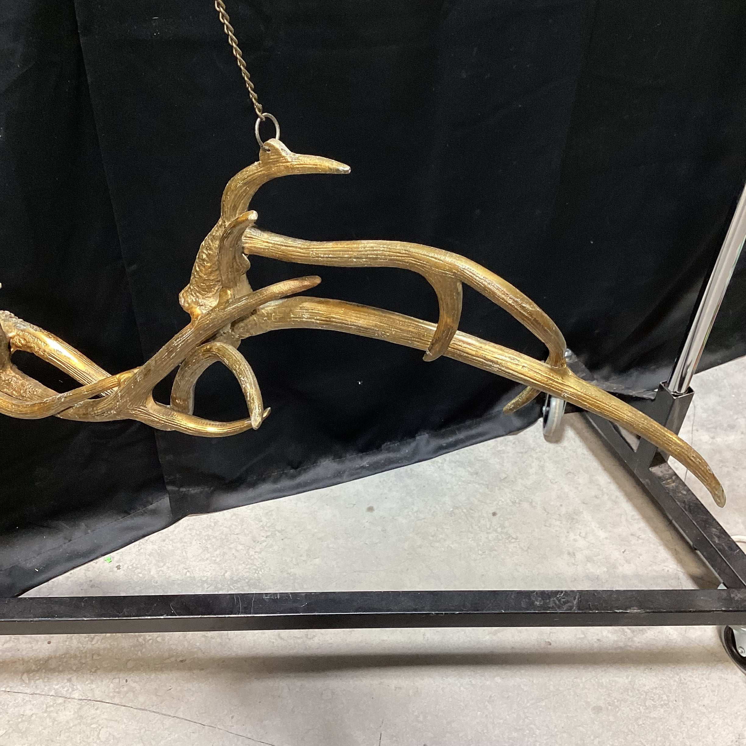 Faux Antler Aluminum Cast Hanging Art (1) 43" x 65"