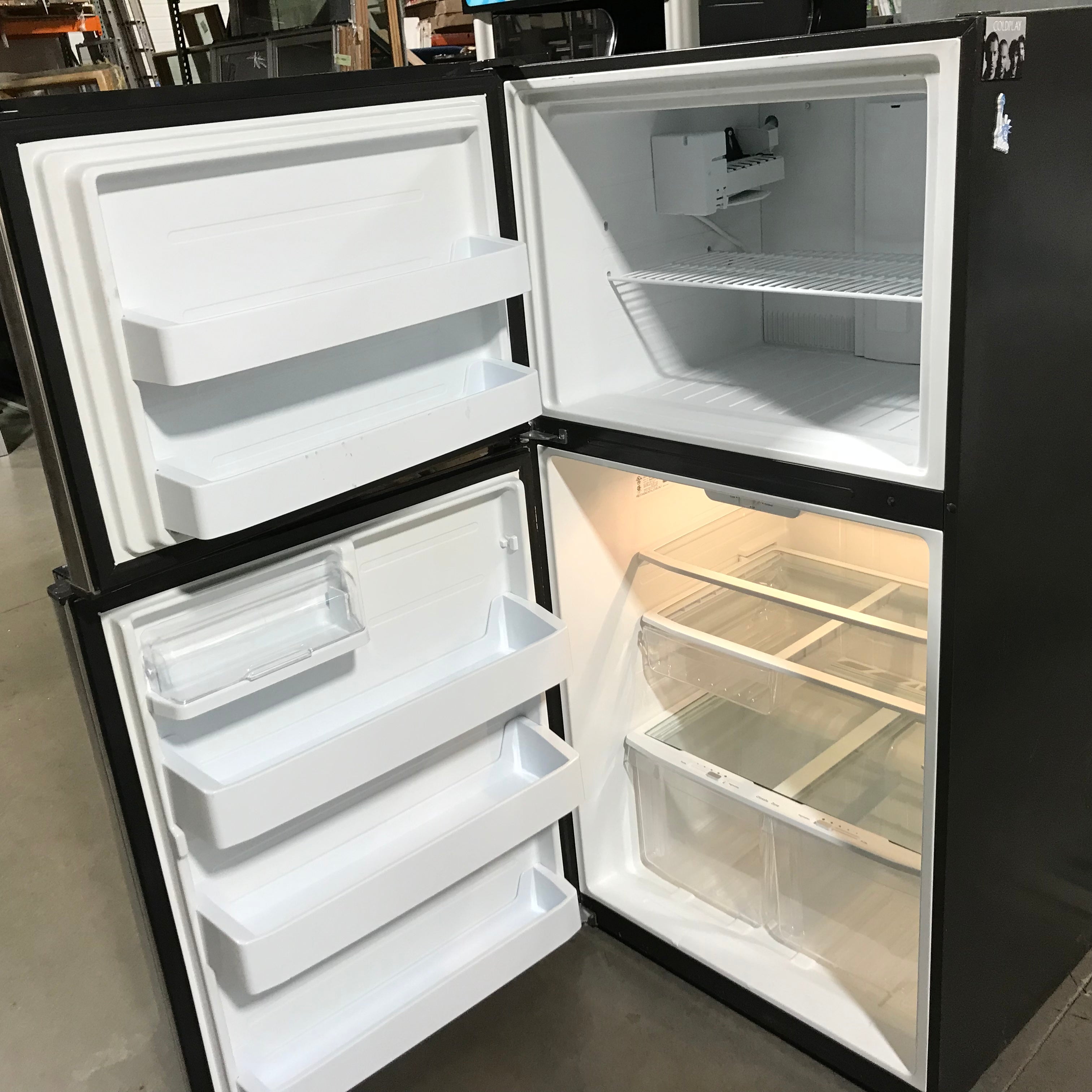 GE 33" Stainless Steel Standard Refrigerator 33"x 32"x 67"