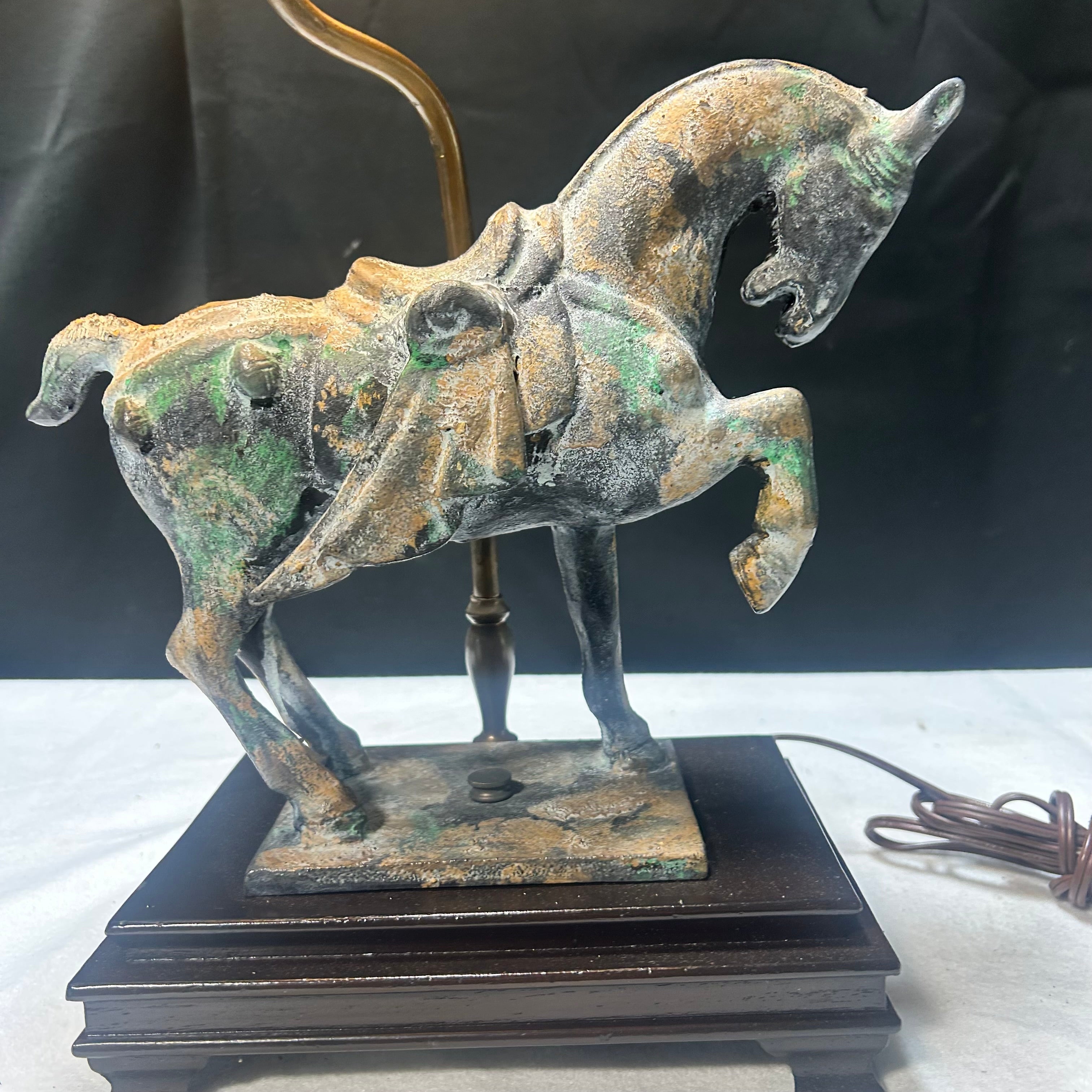 Tang Dynasty Style Horse Lamp 11"x 6"x 24"