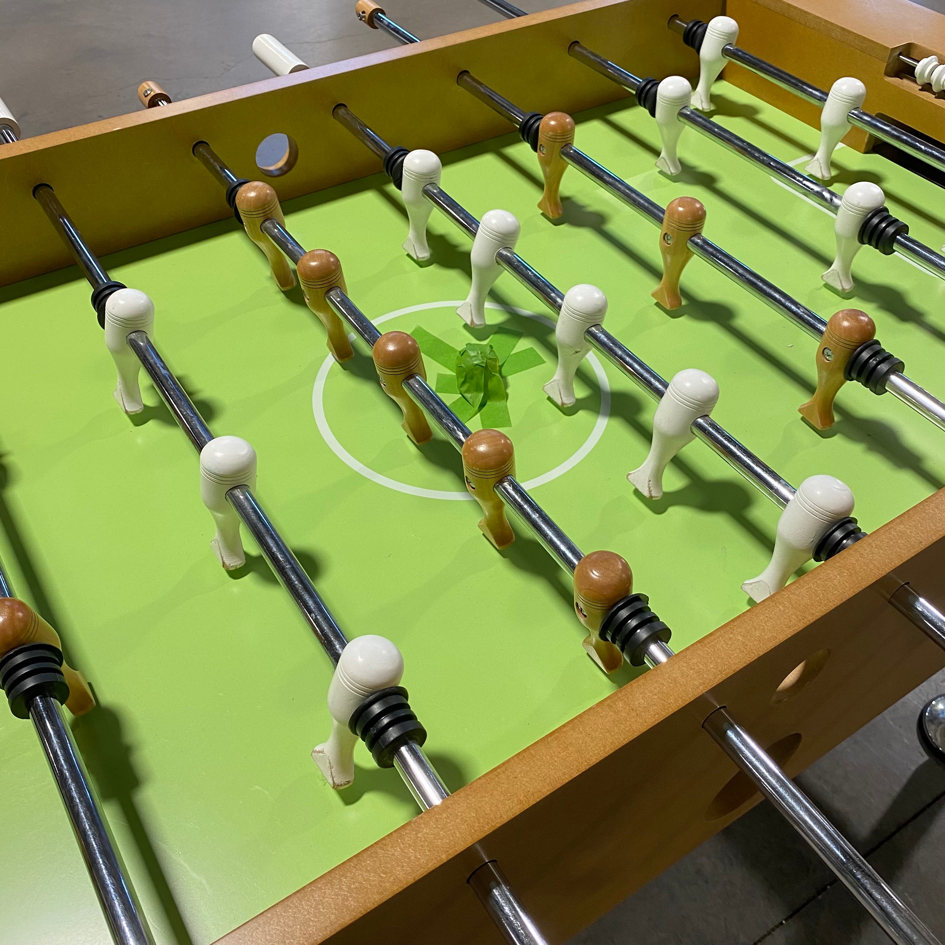 CB2 Phoos Table Foosball Table 29"x 56"x 34.5"