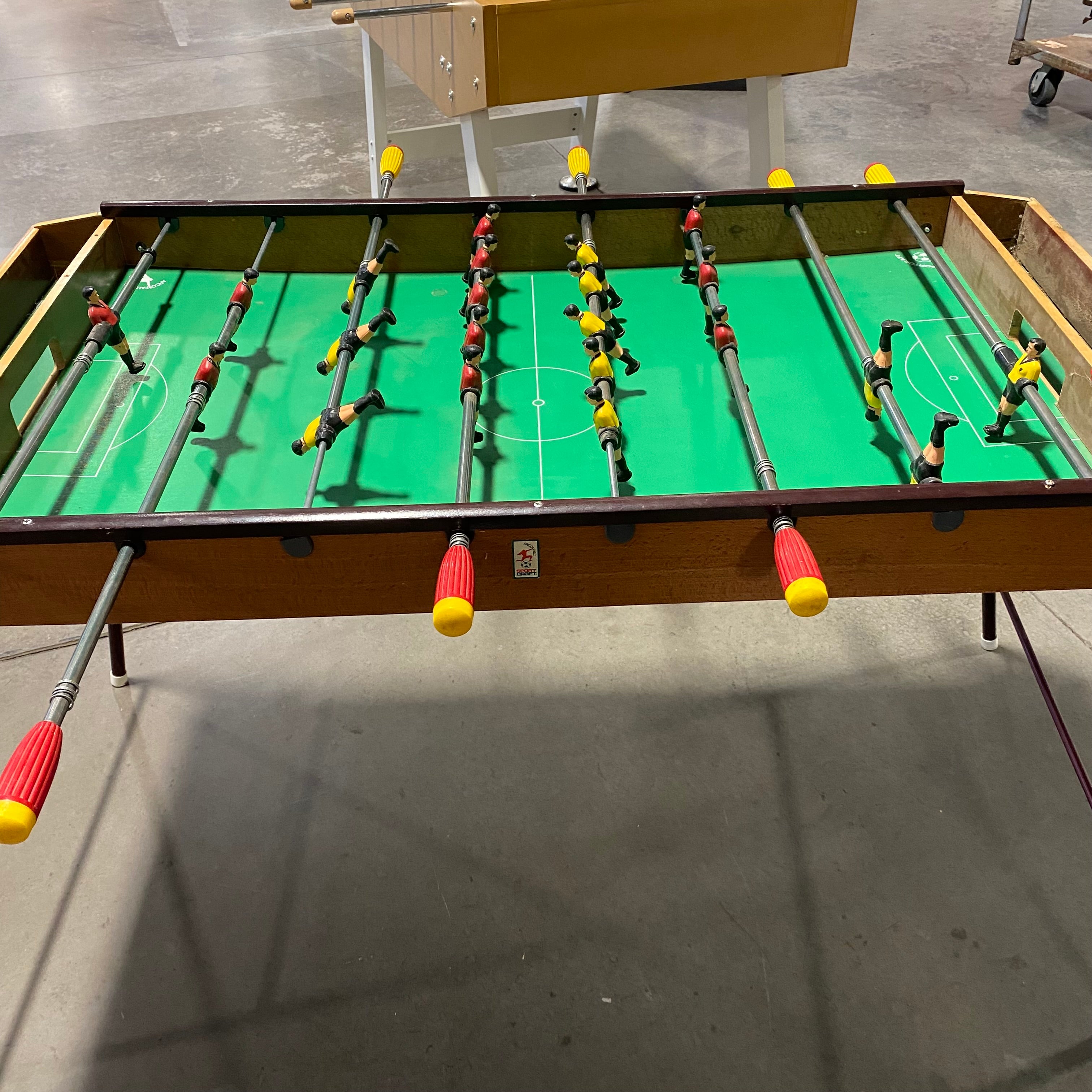 Vintage Italian SportCraft Arcofalc Folding Foosball Table 49"x 30"x 33"