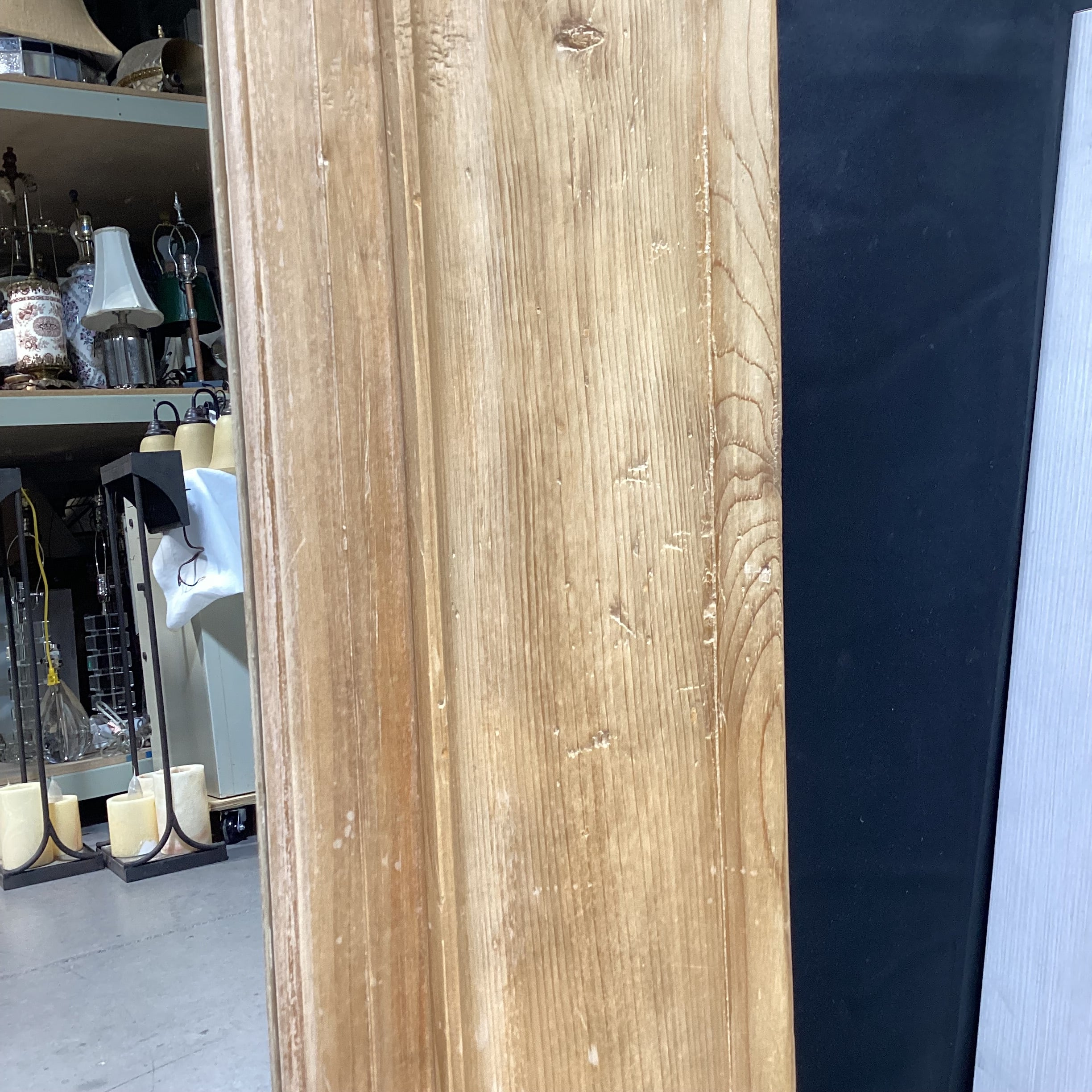 Large Rectangular Pine Wall Mirror 38.5" x 46.5"