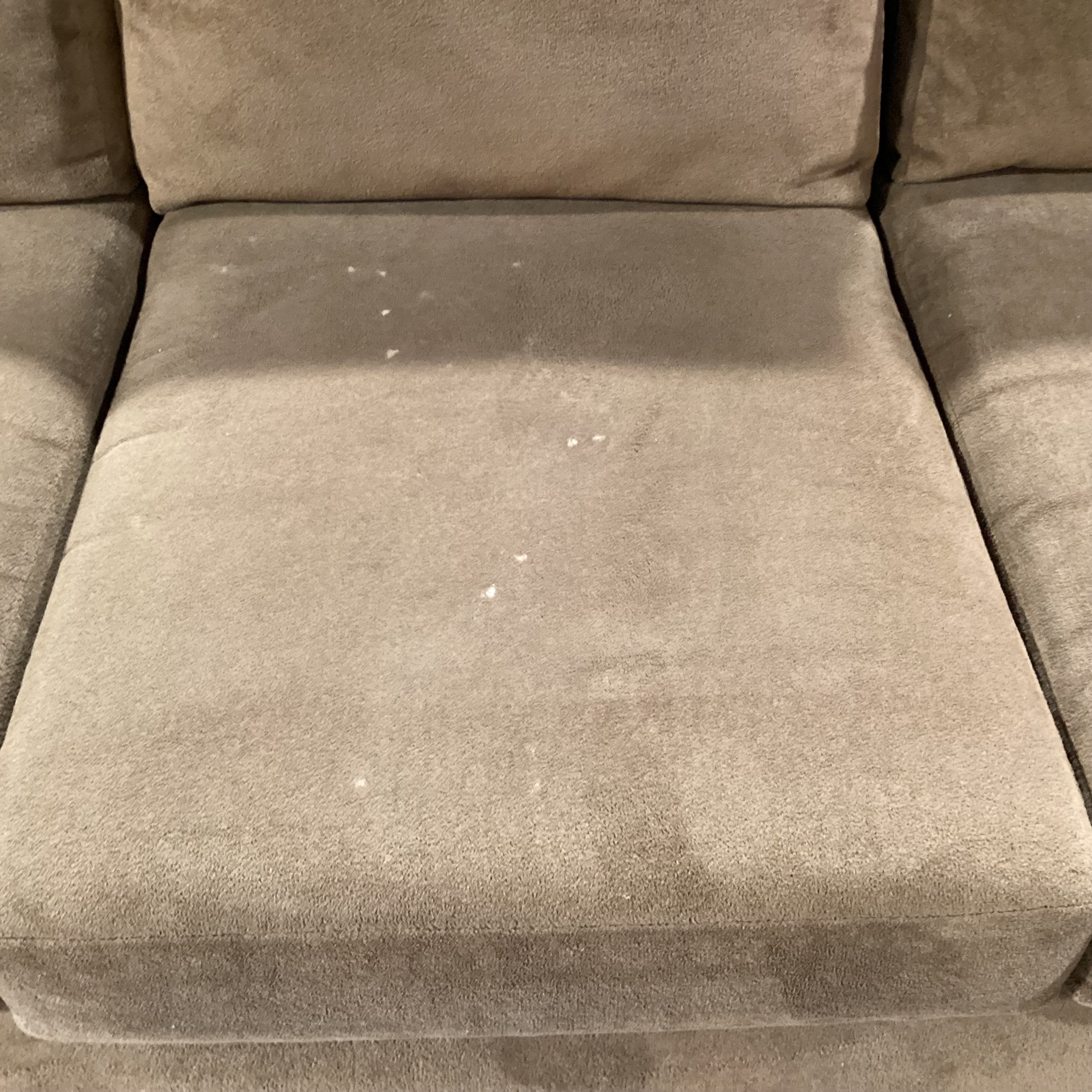 Lazar Industries Brown Plush Sofa 84"x 40"x 34"