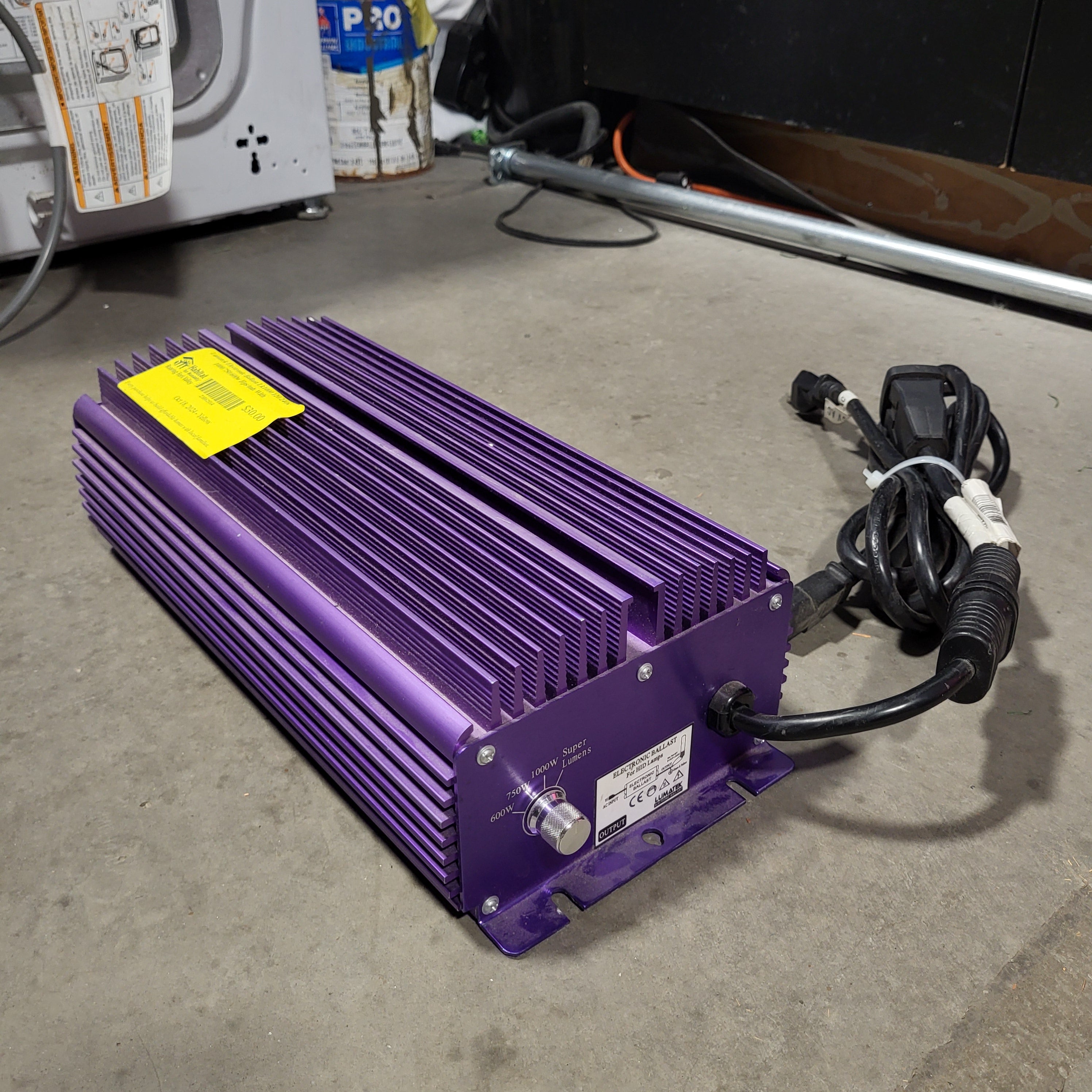 Lumatek Electronic Ballast Lk1000 120/240v 1000/750/600w Hps/mh With