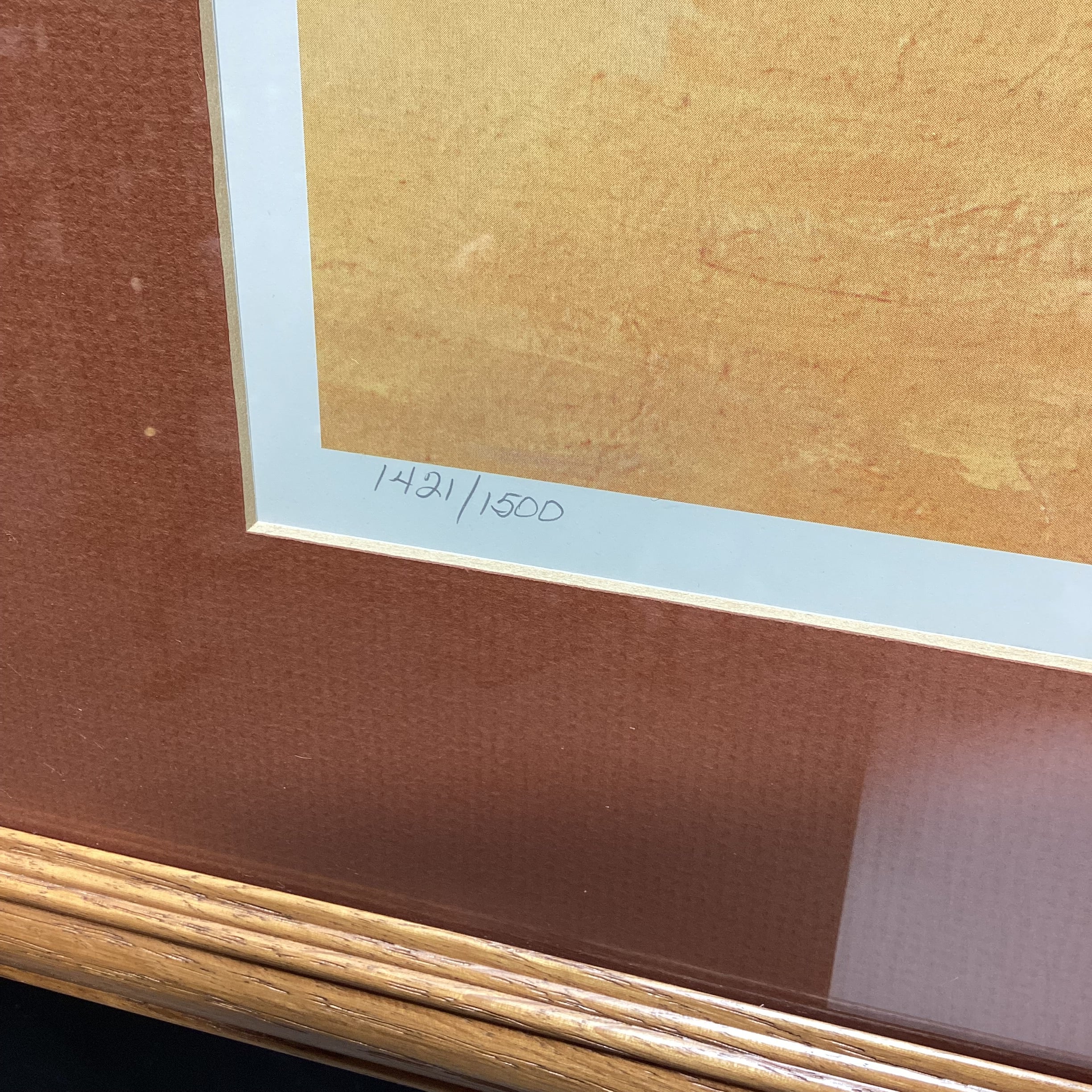 Gordon Snidow Signed "Dusty Morn" Limited Edition Print 35" x 28"