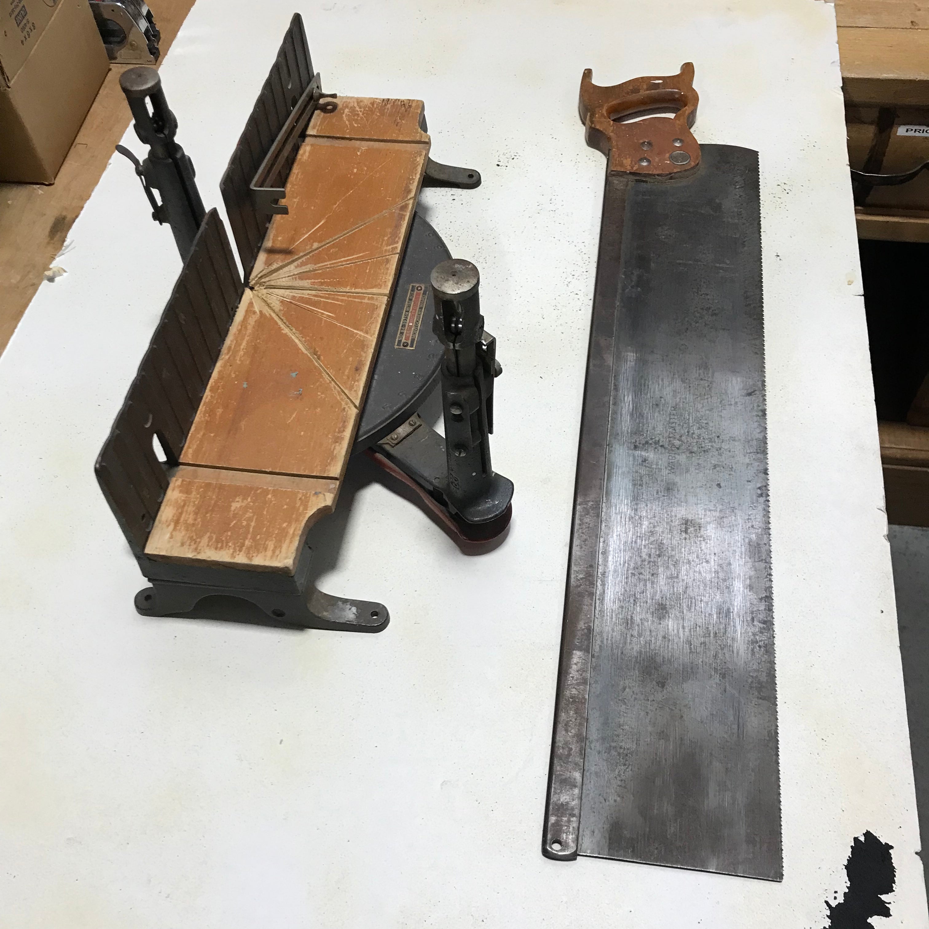 Vintage 1930's- 40's Montgomery Ward Master Quality Mitre Box