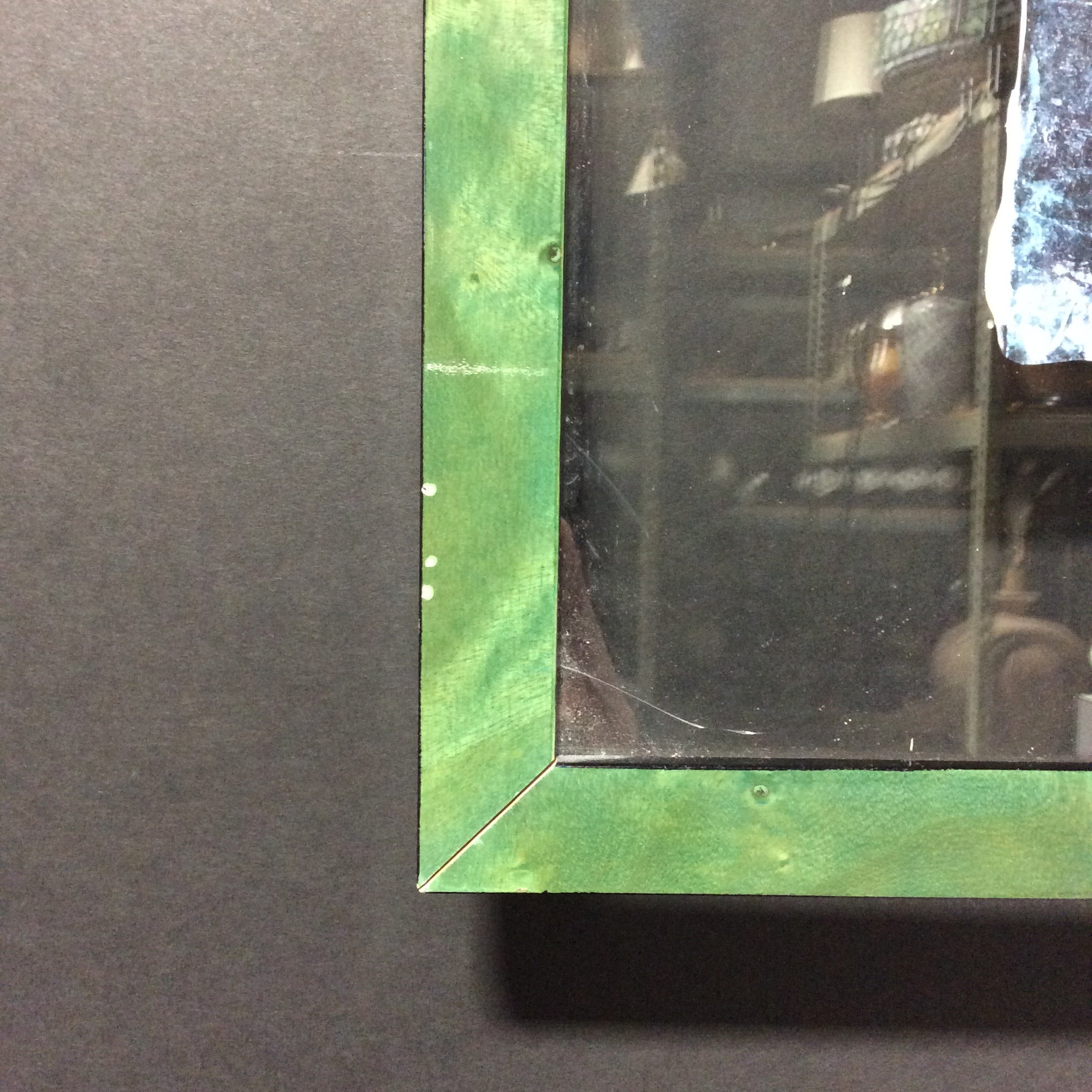 Donald FarnsWorth "Triumphal Arch 1" Print In Green Wood Floating Frame 30" x 39 1/2"