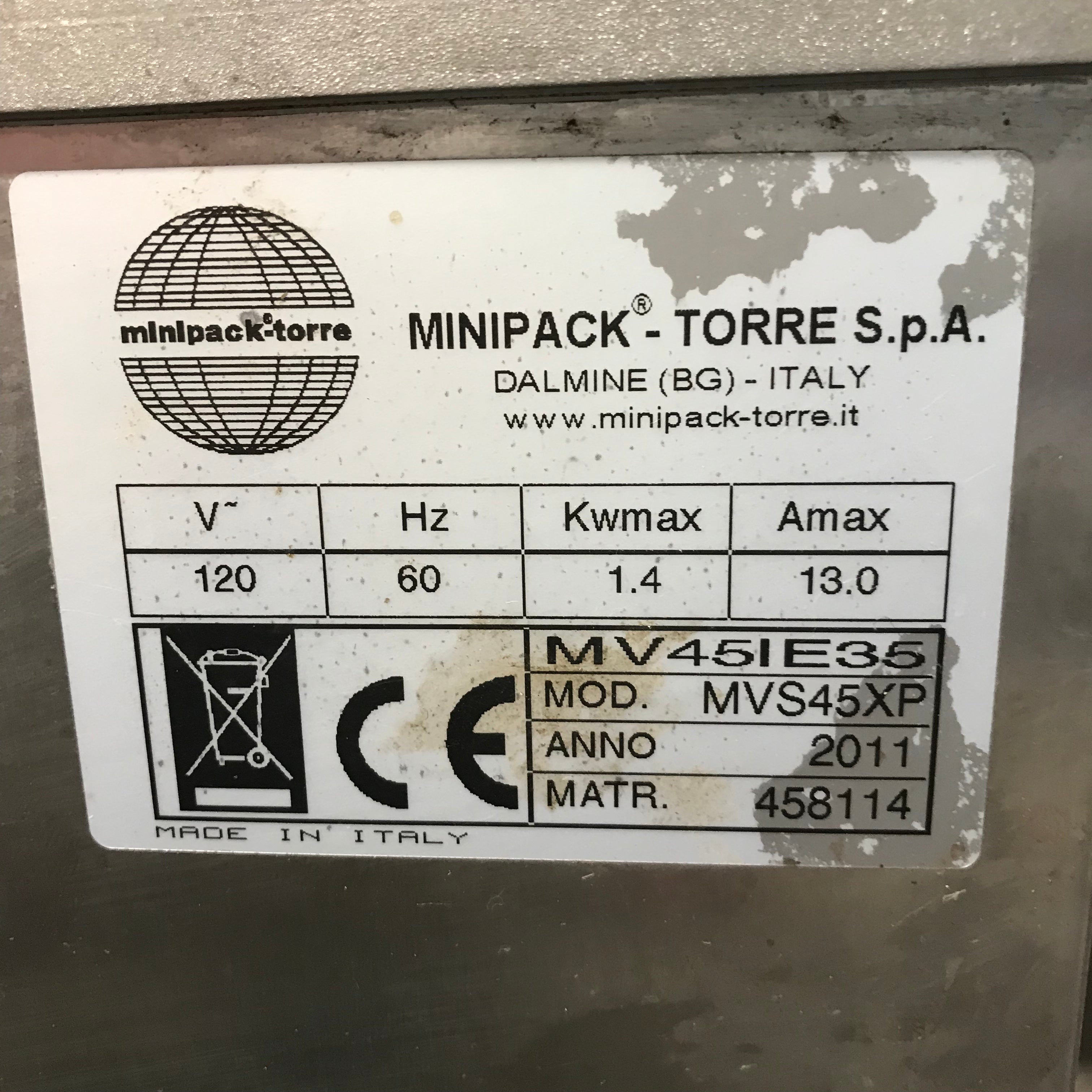 MiniPack-Torre 45XP Meat Packing Machine