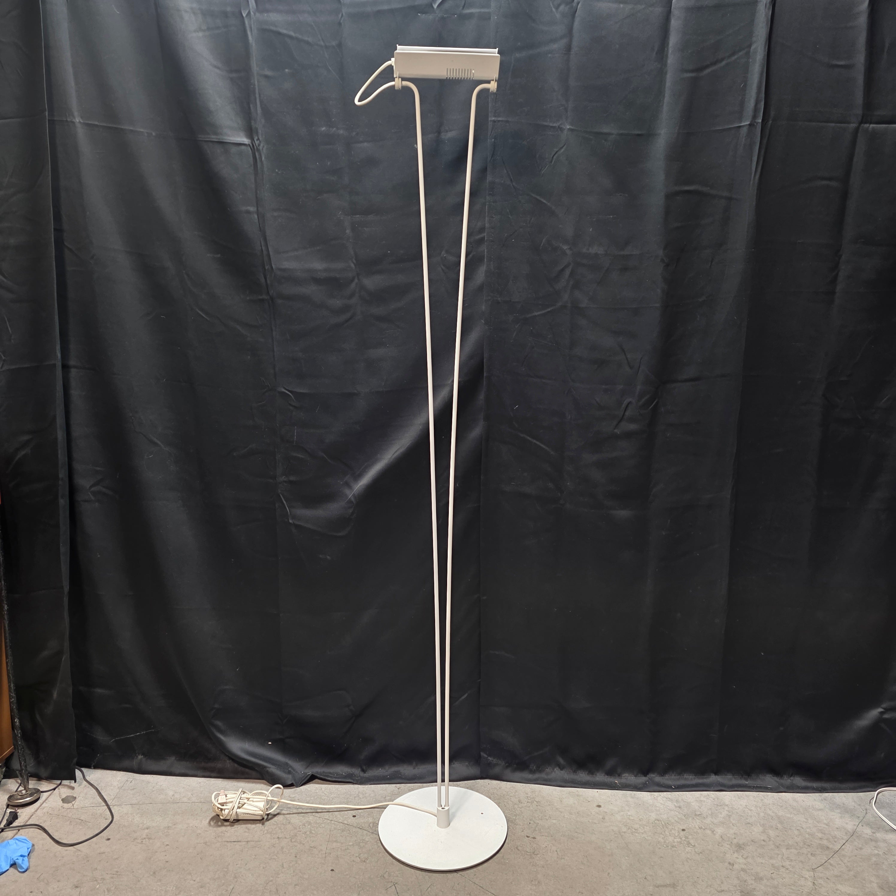 1980s Koch & Lowry Piotr Sierakowskis White Cloud Torchiere Floor Lamp 13"Dx73"