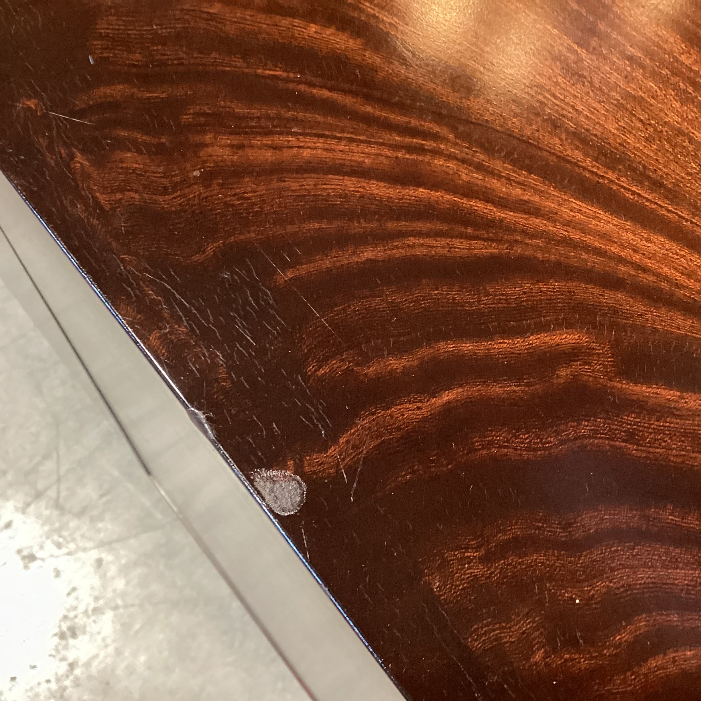 Modern Matched Finished Veneer & Wood 4 Door with Shelves Credenza 71"x 18"x 30"