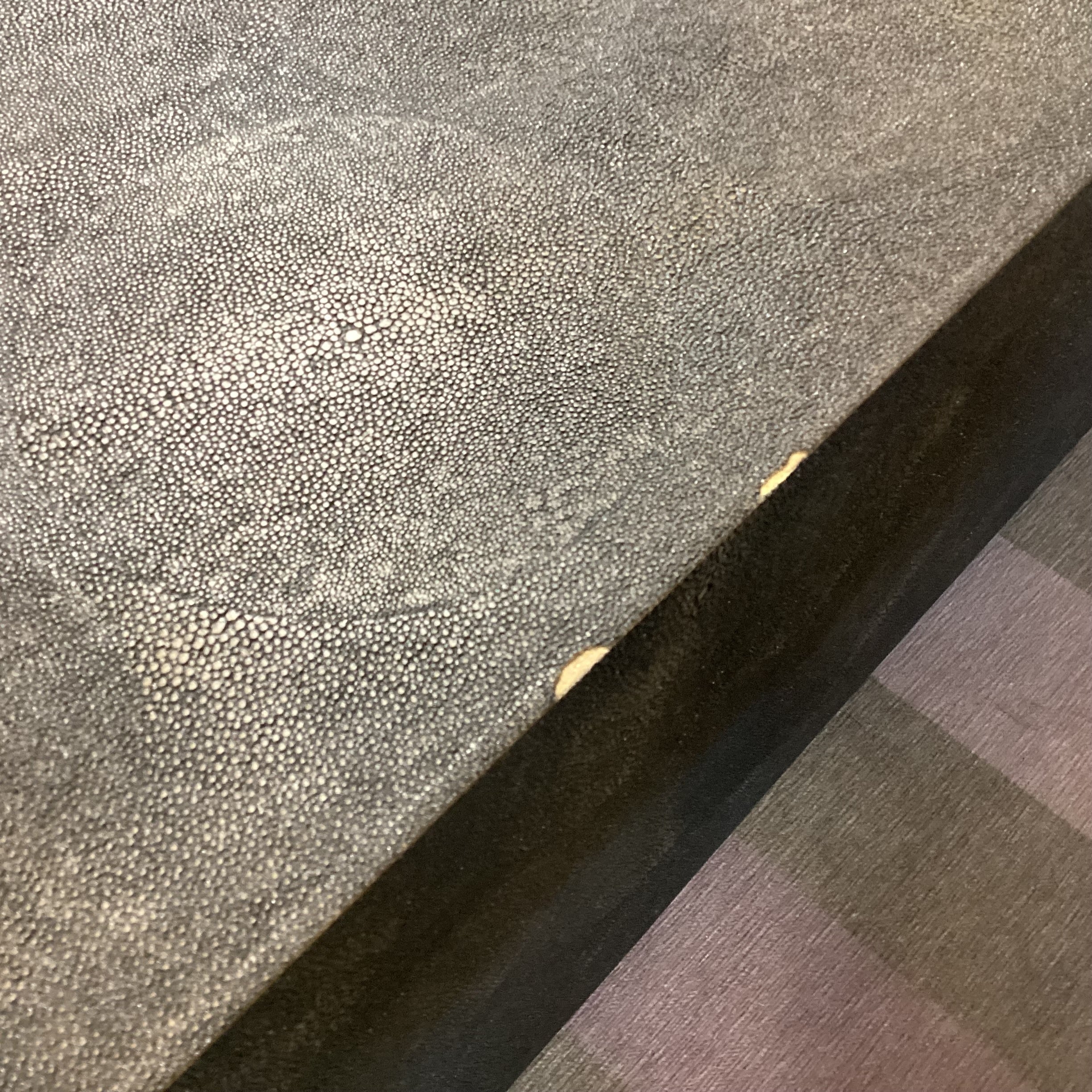 Made Goods Faux Shagreen Coffee Table 50"x 30"x 16"