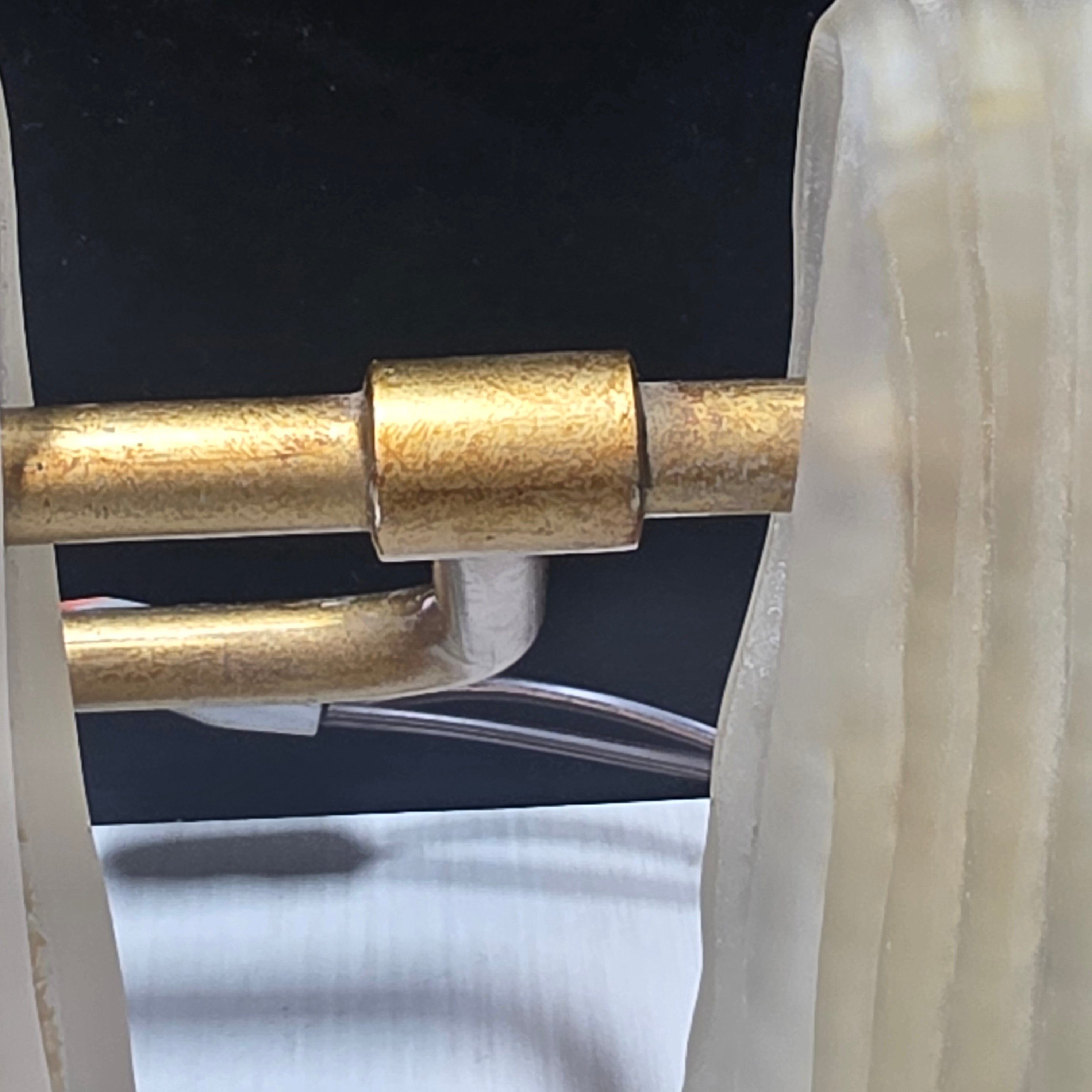 Murano Draped Spaghetti Glass Four Light Sconce 30"x7"x7"