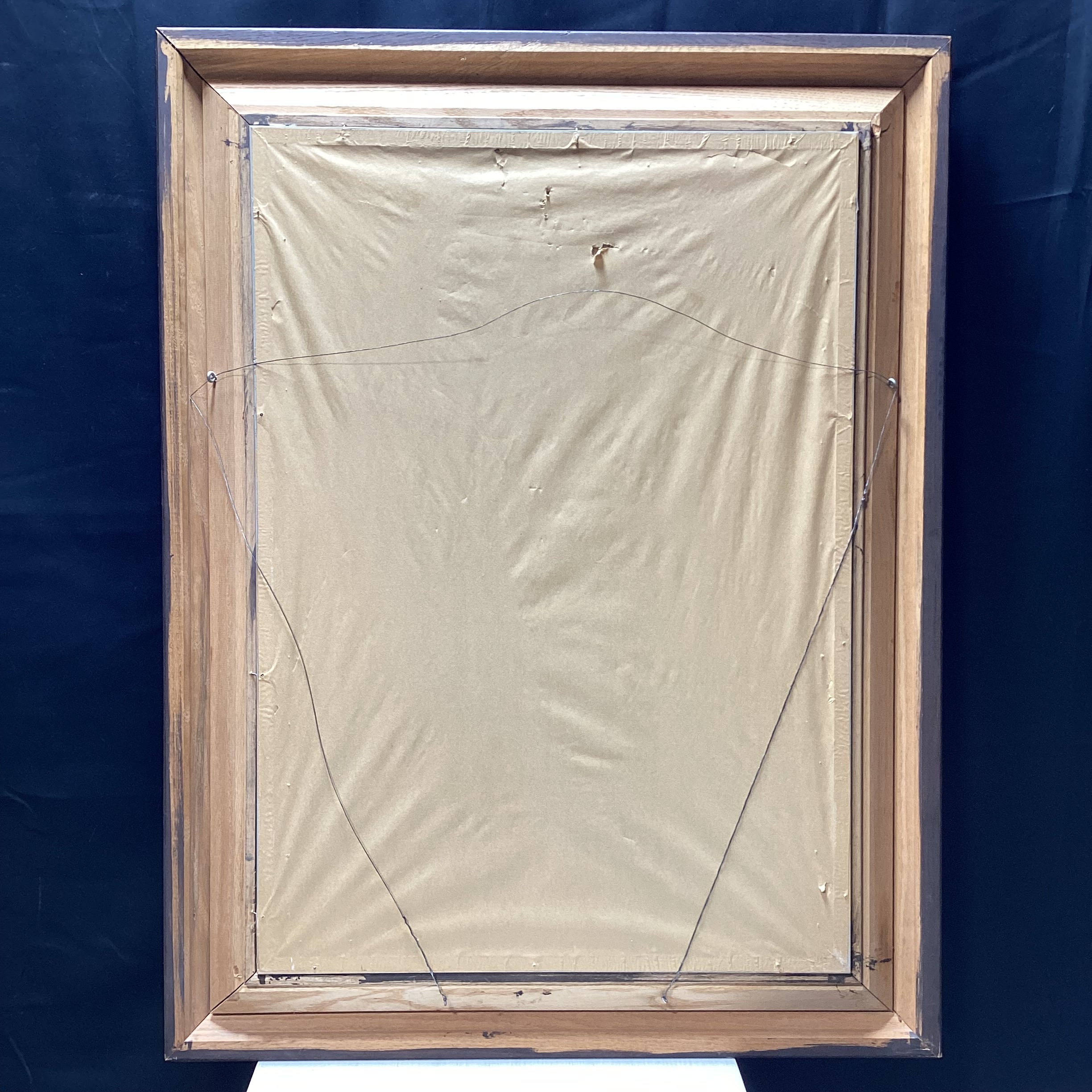 Steve Bagnell Signed Original Male Portrait In Wooden Frame 32.5" x 42.5"