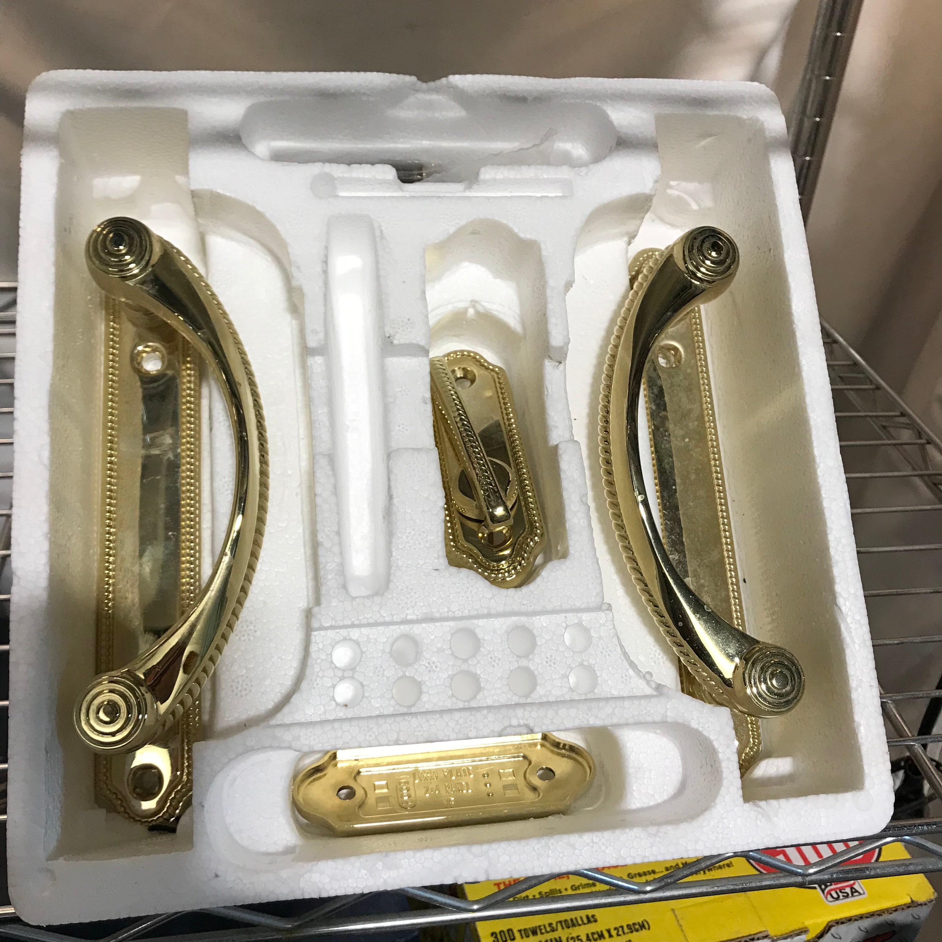 Andersen Whitmore Gliding Door Handle Gold Set