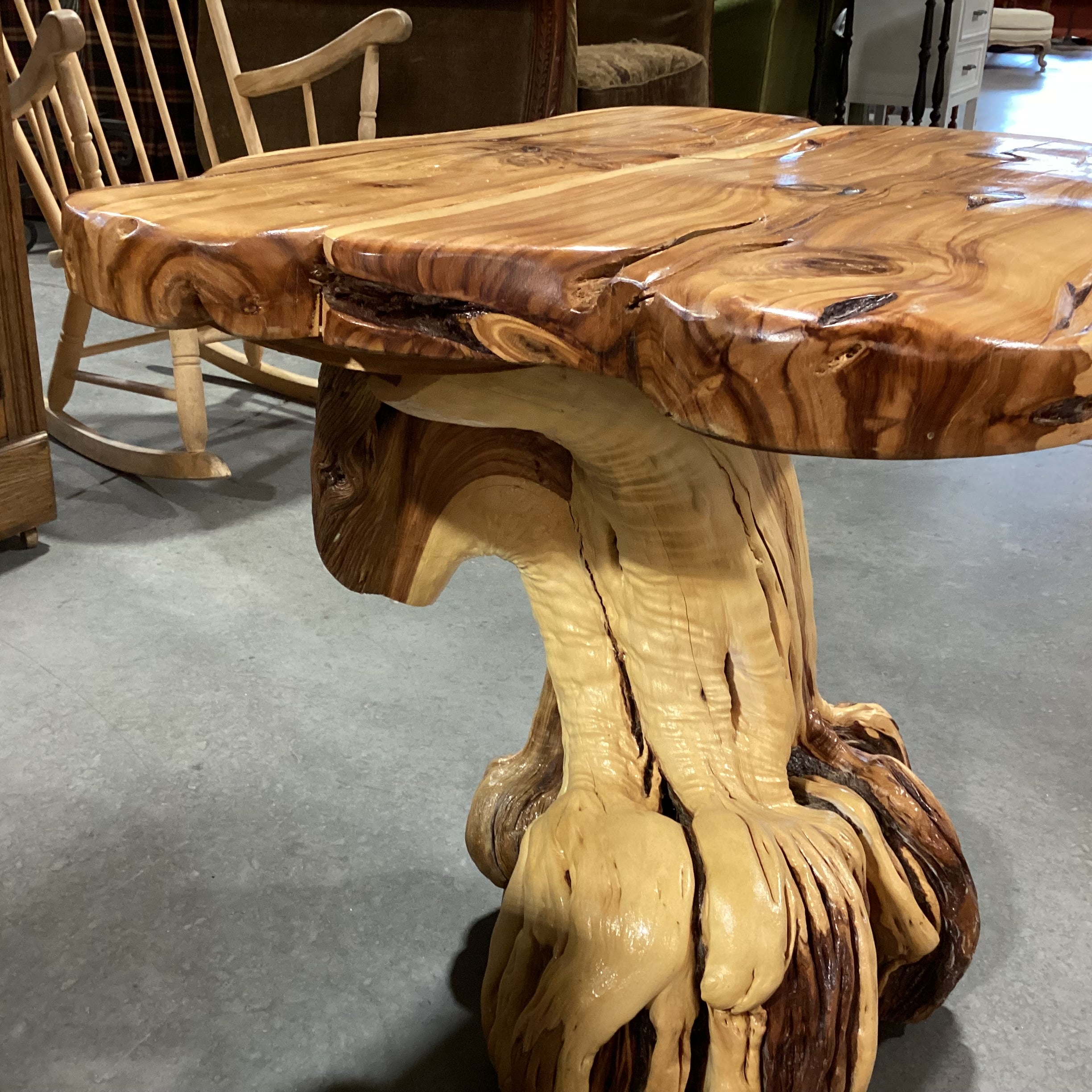 Vintage Tree Root Accent Table 27"x 23"x 25"