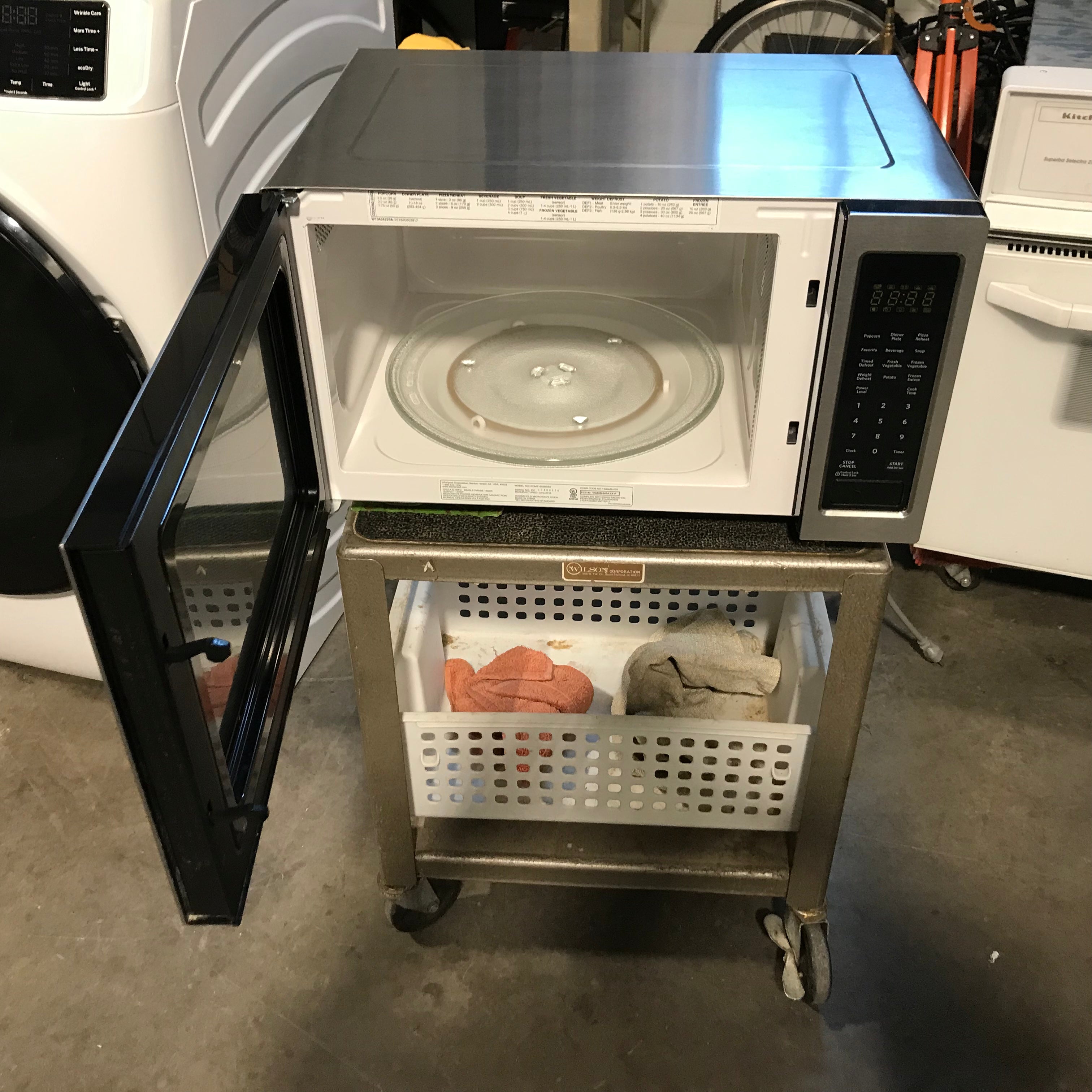 KitchenAid Stainless Steel Counter-Top Microwave 22"x 18"x 13"