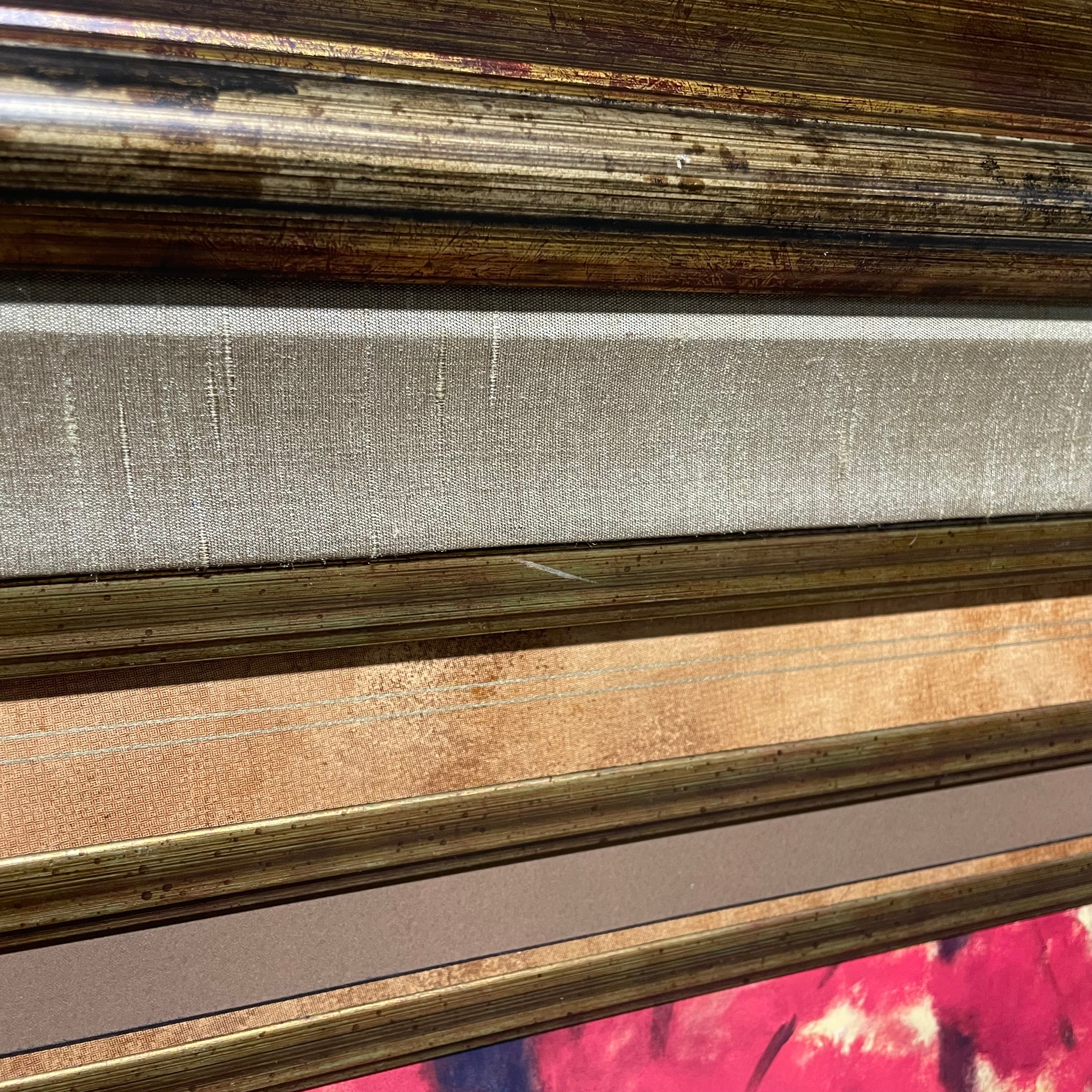 Vicki McMurry "No Boundaries" Print In Large Matted Frame 44 1/2" x 44 1/2"