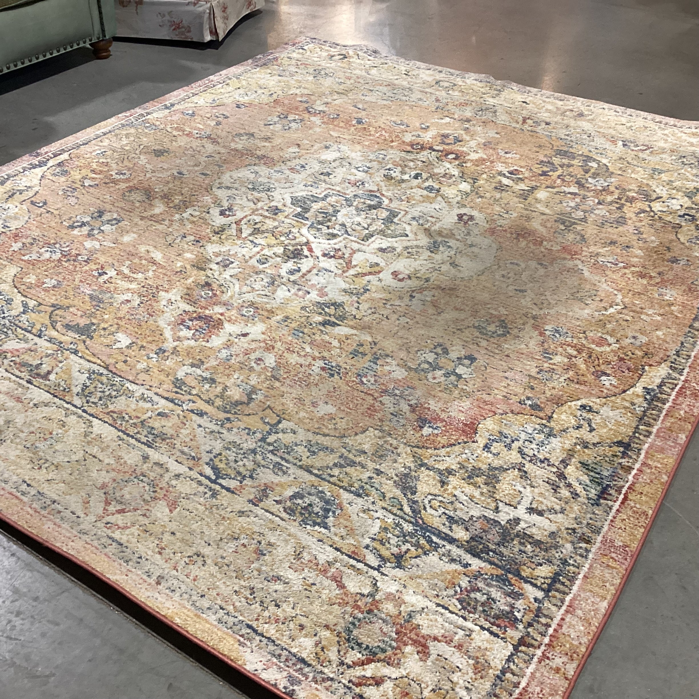 Surya Bergama Ivory Terracotta Poly Rug 7'9"x 9'6"