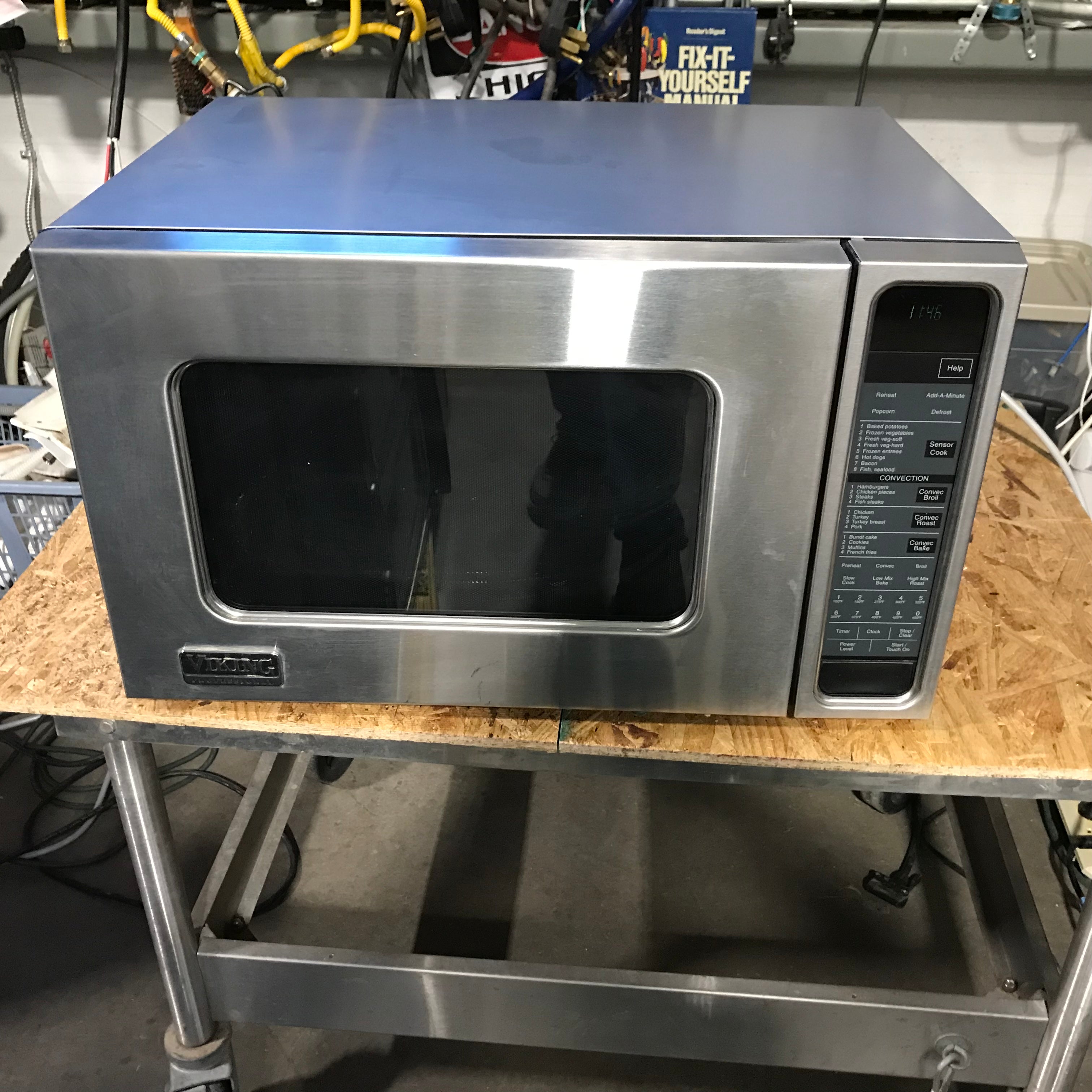 Viking Stainless Steel Countertop Microwave 25"x 18"x 15"