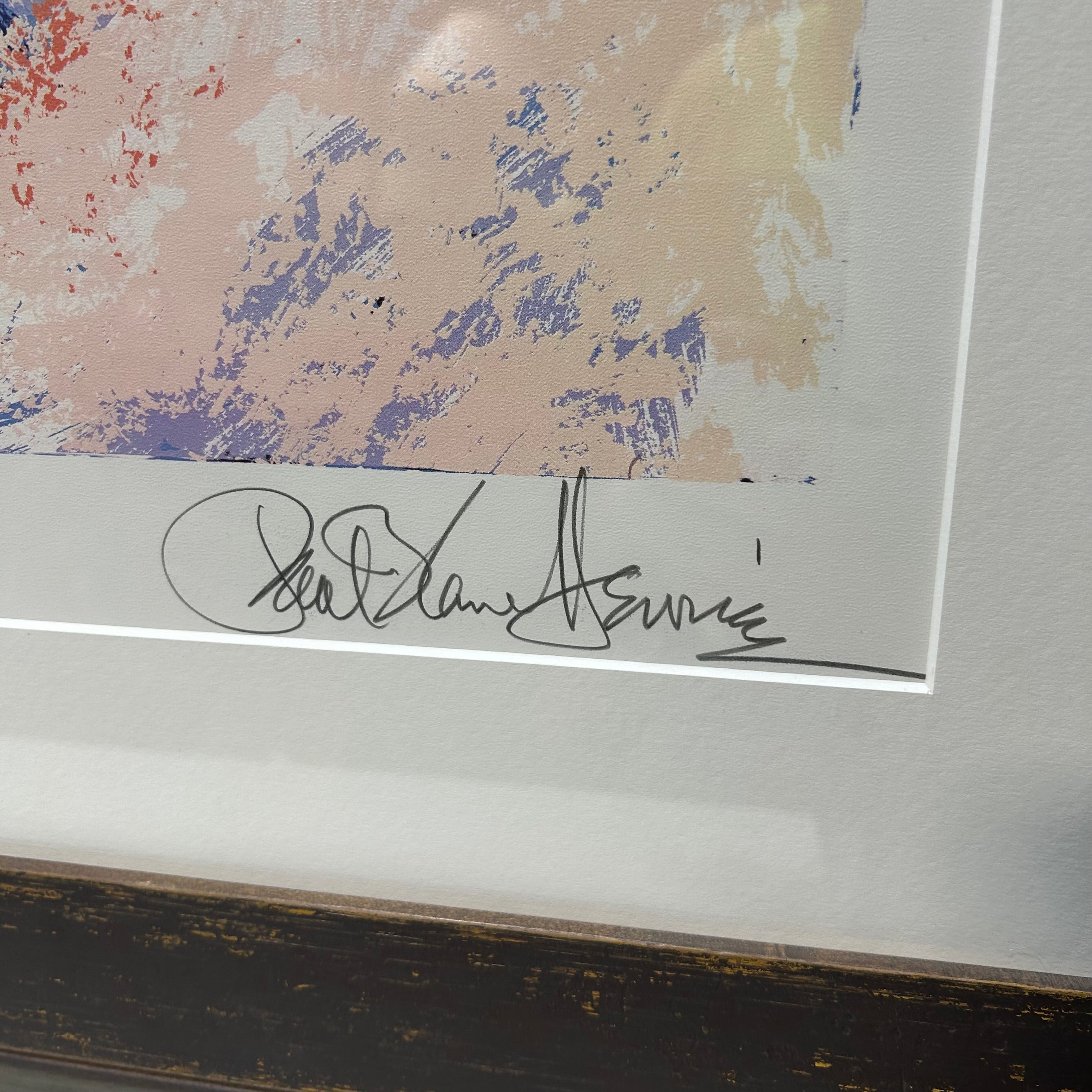 Paul Blaine Henrie Limited Ed. Printer's Proof On Deckel Edge Paper Signed "The Sunset Skier" 29.5"x 26.5"