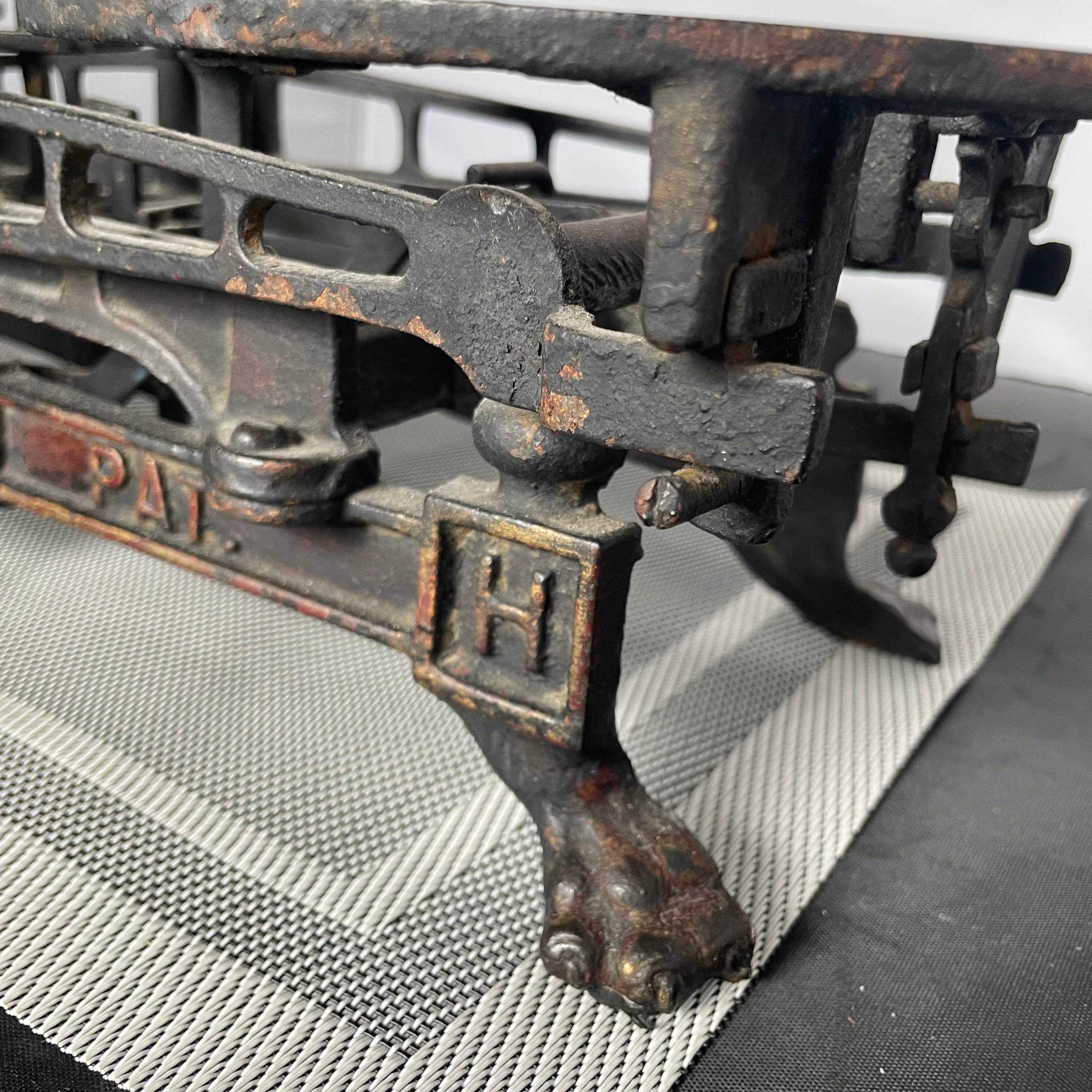 Antique Cast Iron Counter-Balance Mercantile Scales from Early 1900's