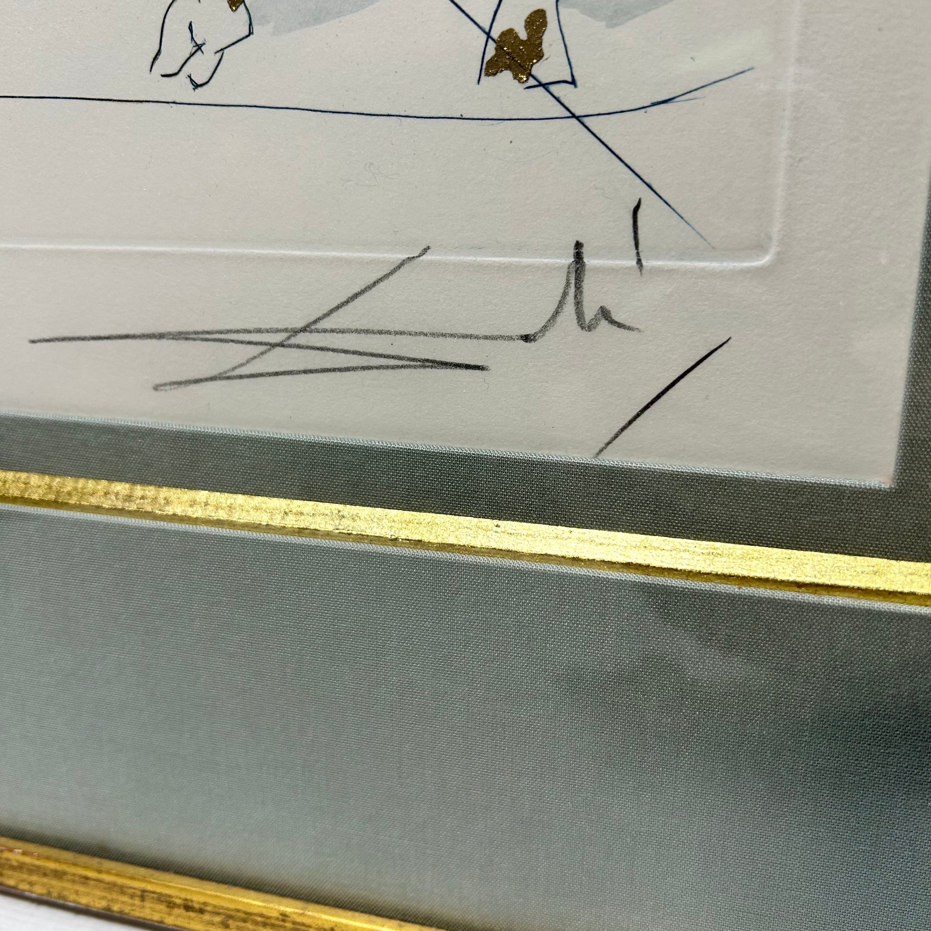 SALVADOR DALI 1971 "THE SONG OF SONGS OF KING SOLOMON" Hand Signed & Numbered 45/250 18.5"x 25"