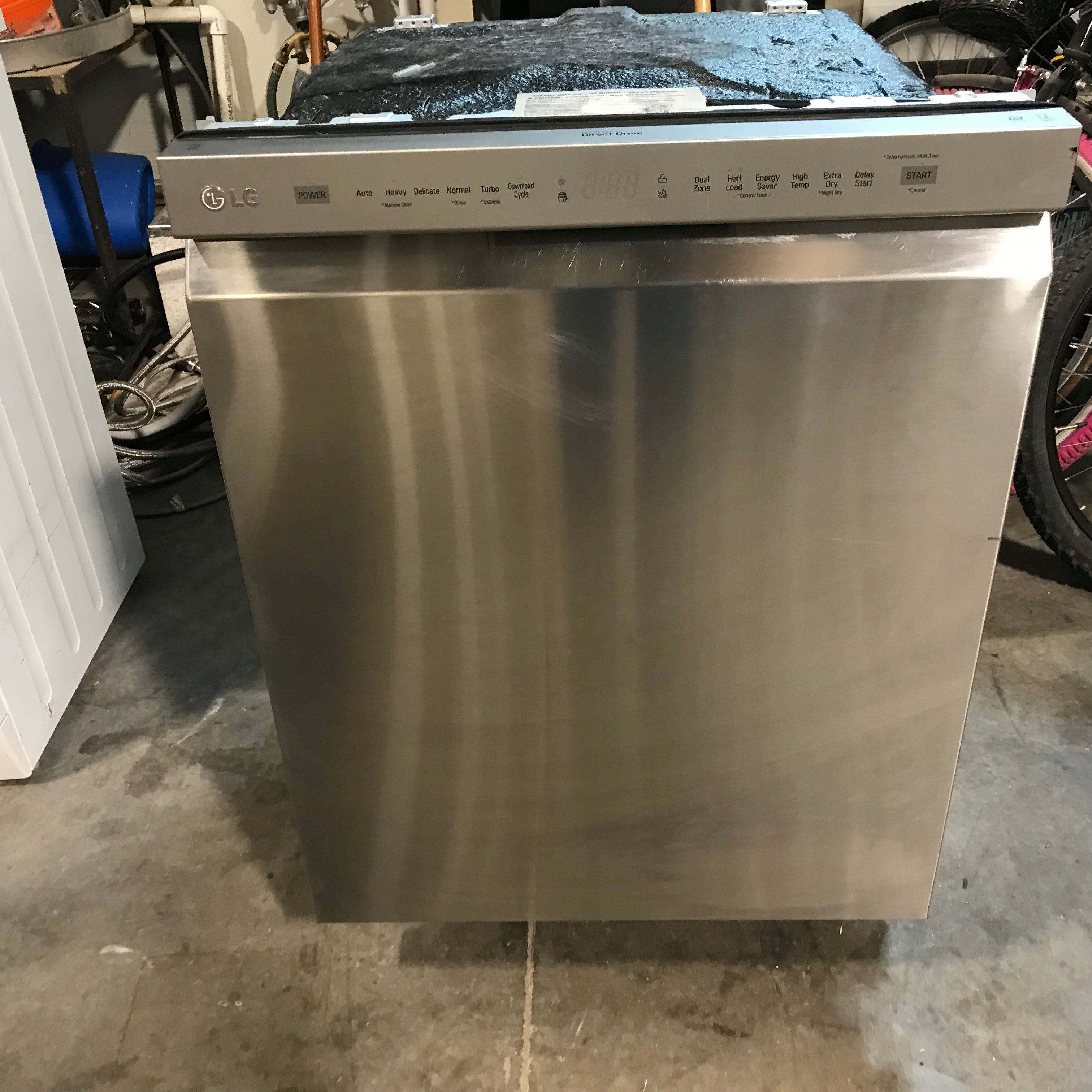 LG Stainless Steel Dishwasher 24"x 25"x 34"