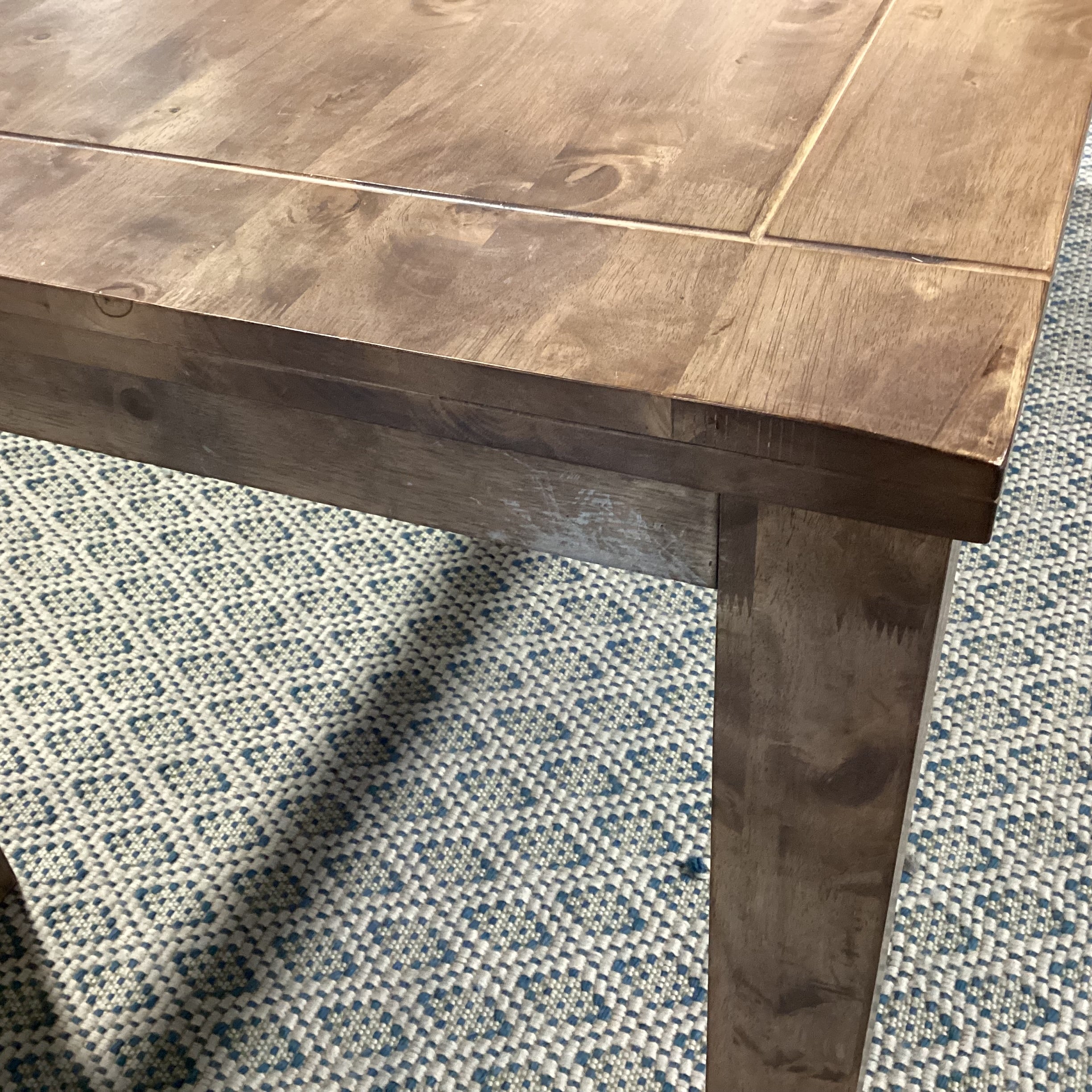 Coaster Fine Furniture Wood & Veneer Dining Table 71"x 35"x 30"