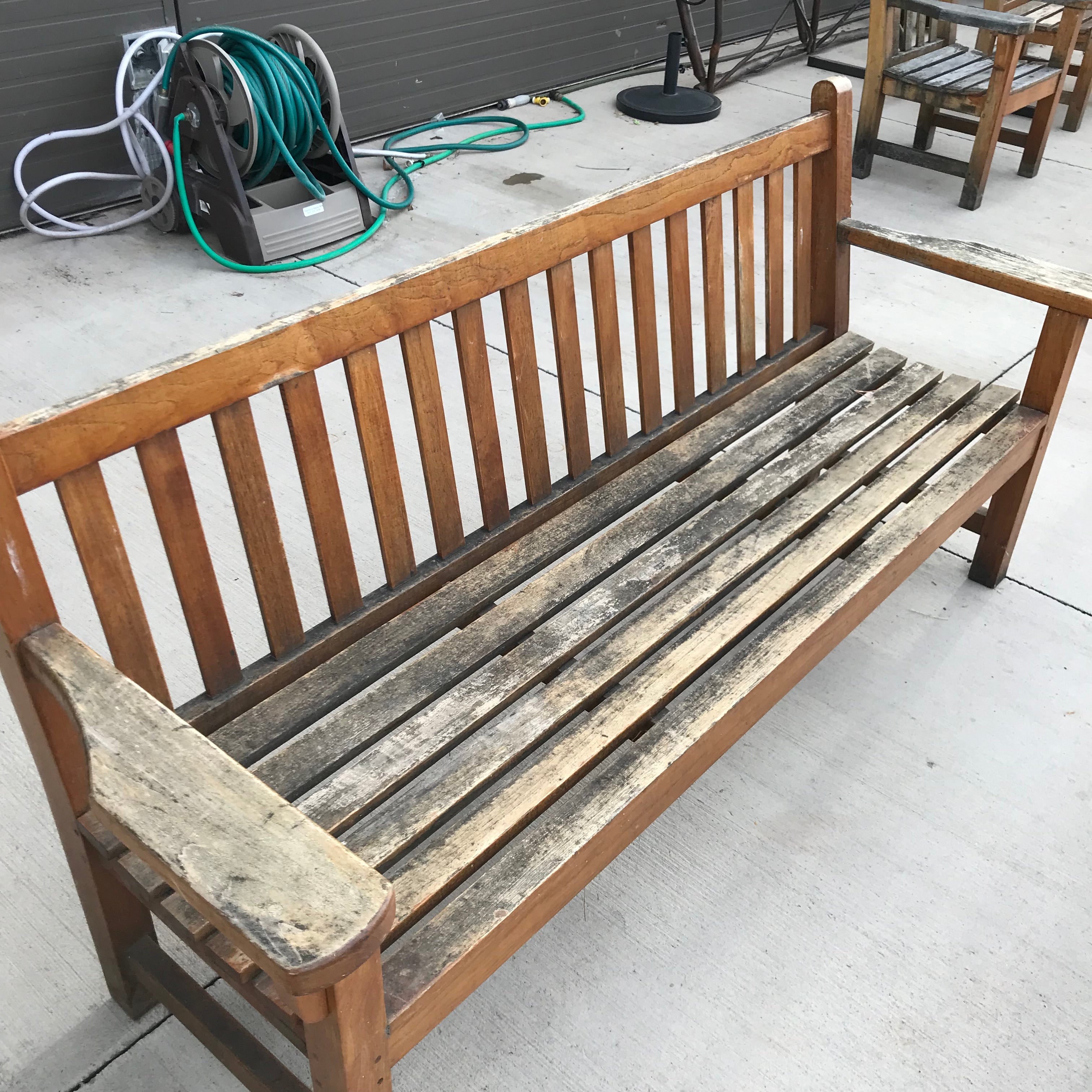 75" Barlow&Tyree Teak Patio Bench
