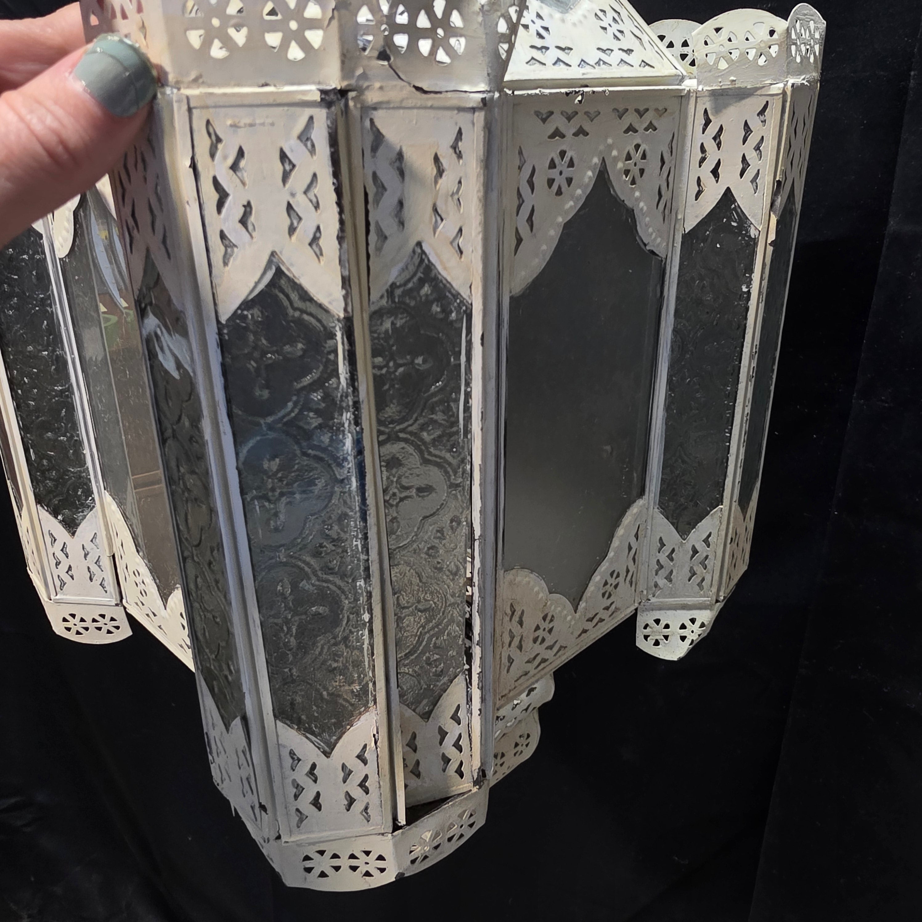 Moroccan Chandelier Pendant Light 11"x11"x27"