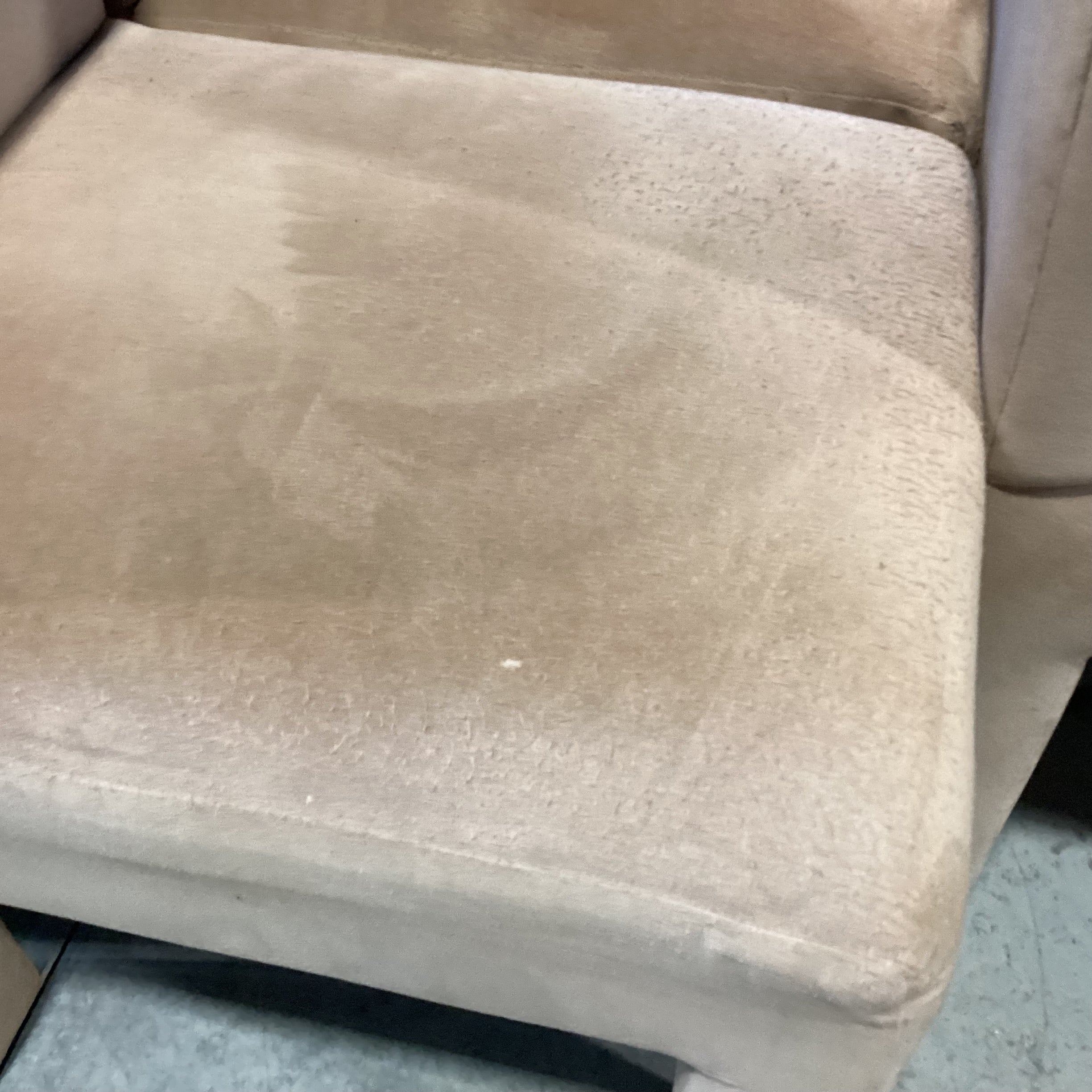 SET of 8 Tan Ultra Suede Dining Chairs 18"x 24"x 41"