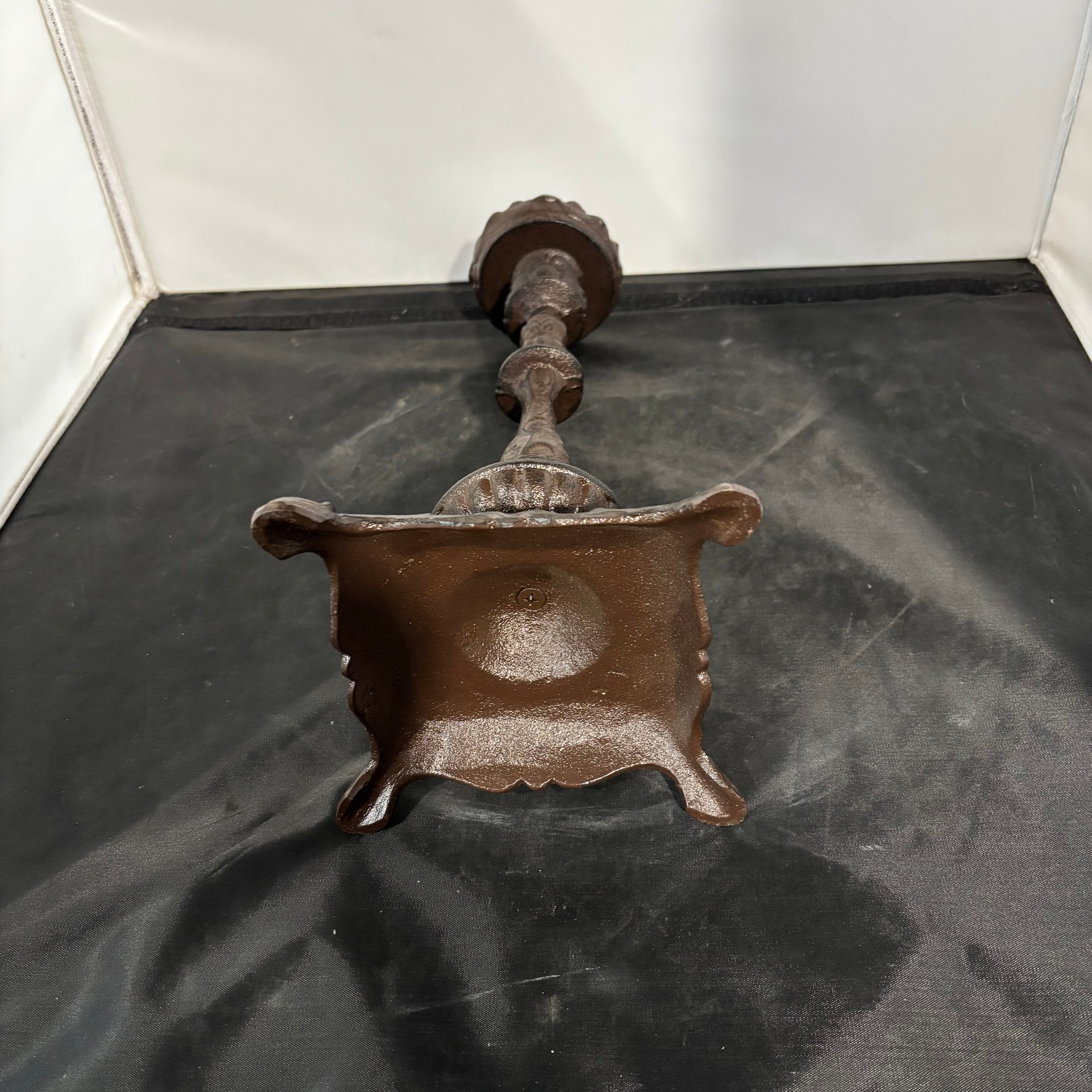 Foundry Iron Candlestick 6"x 14.5"