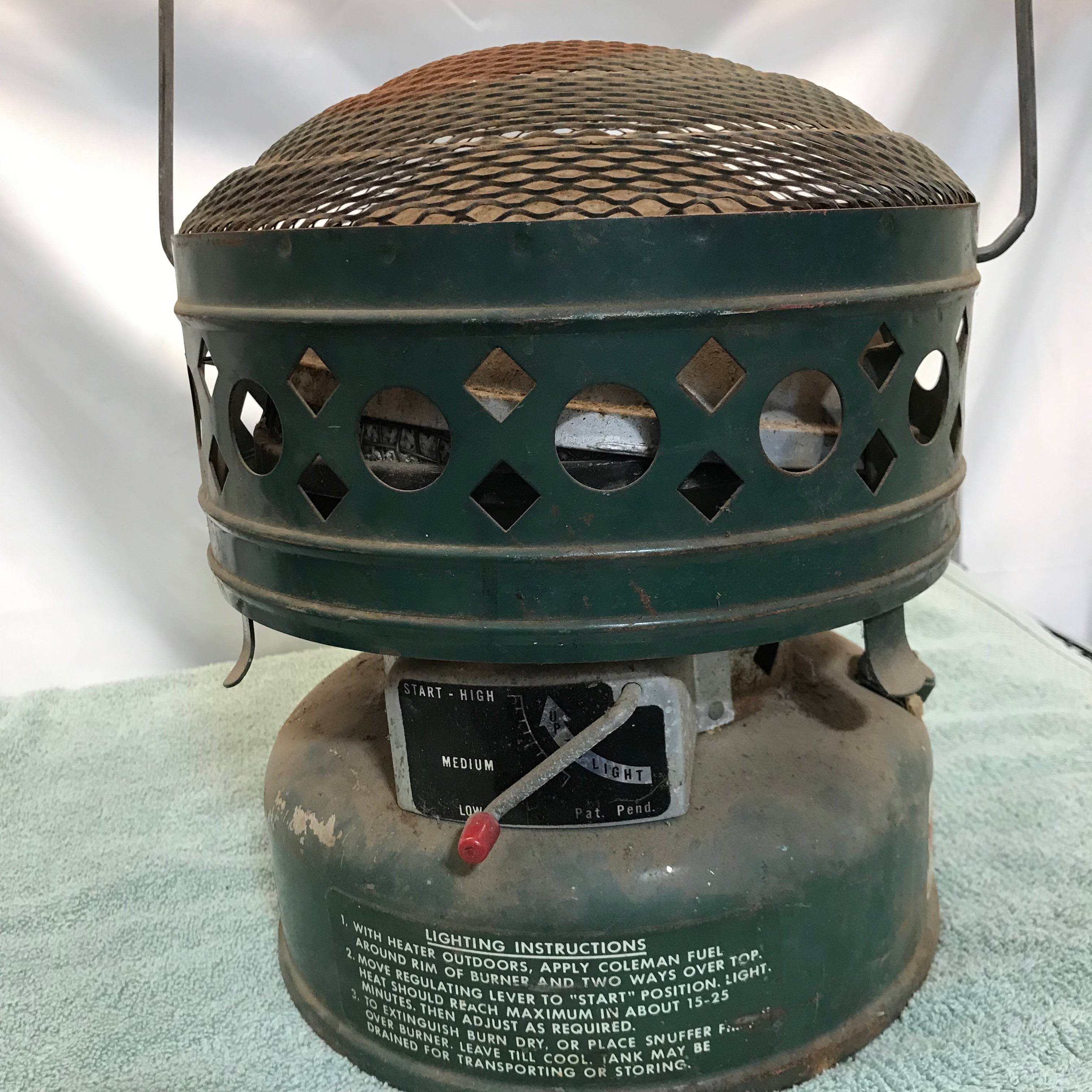 1970's Vintage Coleman Catalytic Heater Model#513 (3,000-5,000 BTU)