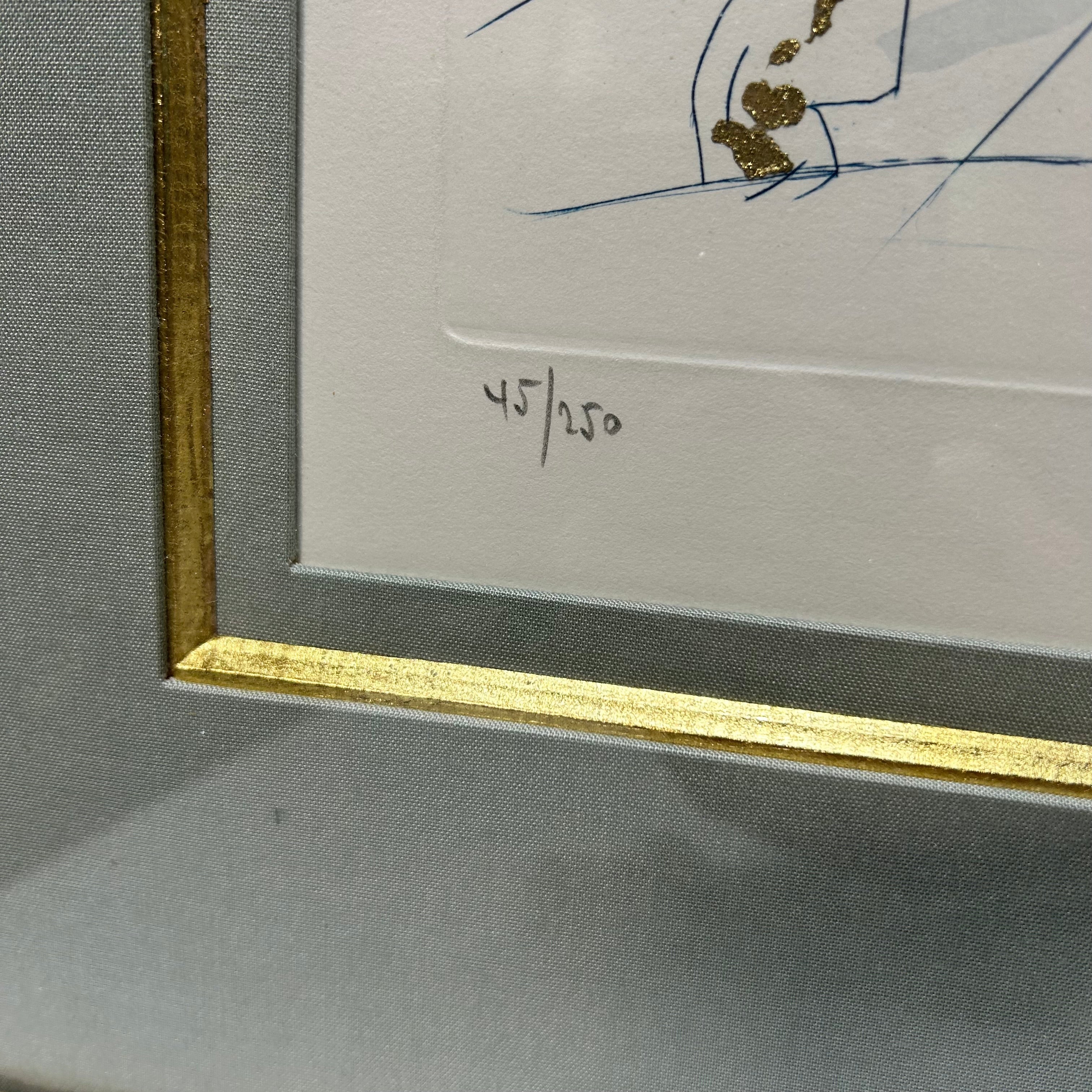 SALVADOR DALI 1971 "THE SONG OF SONGS OF KING SOLOMON" Hand Signed & Numbered 45/250 18.5"x 25"