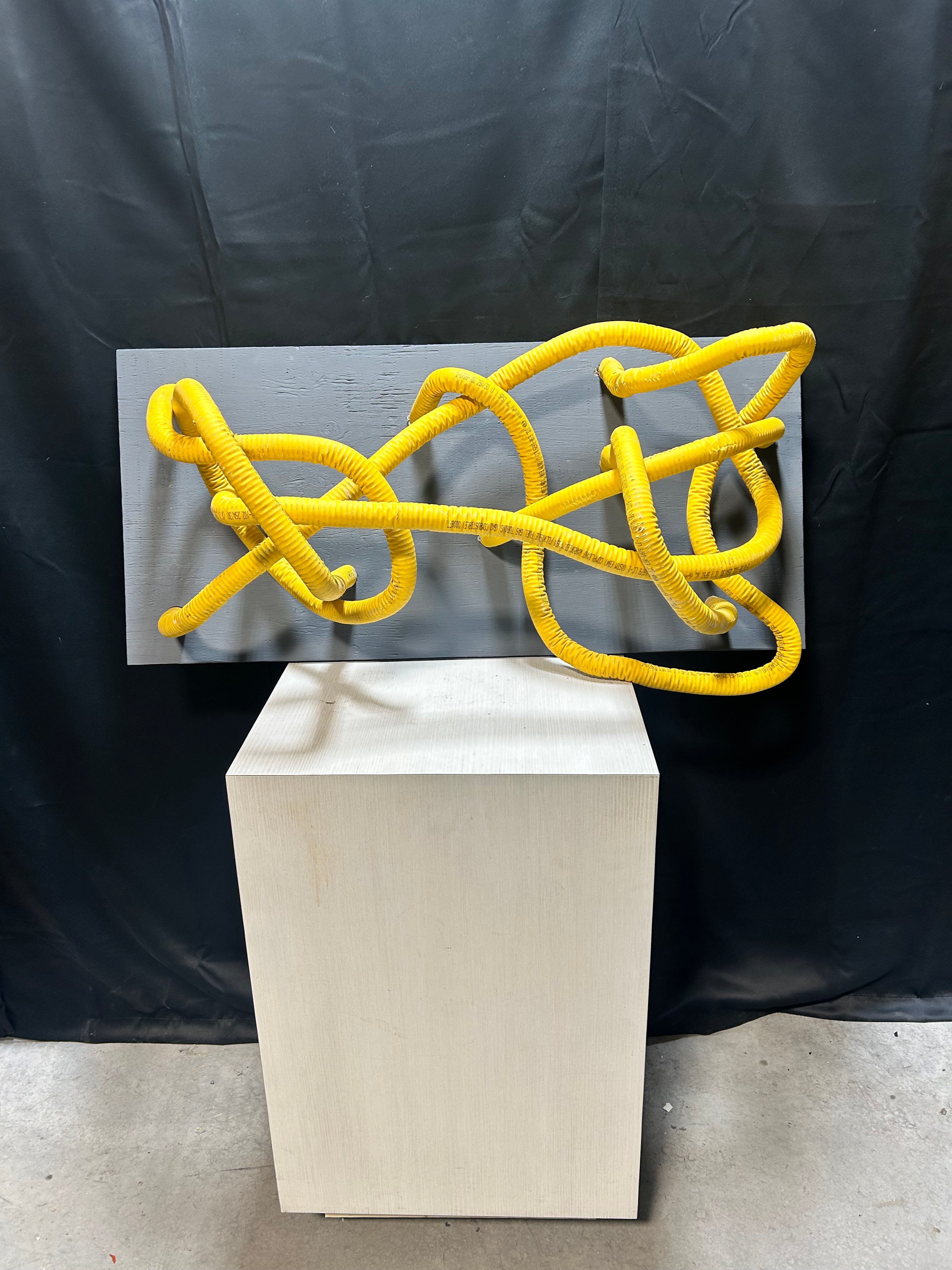 Art Work From Our Repurpose Reuse Recycle Dept, Called "Confusion" 18.5"x 40"