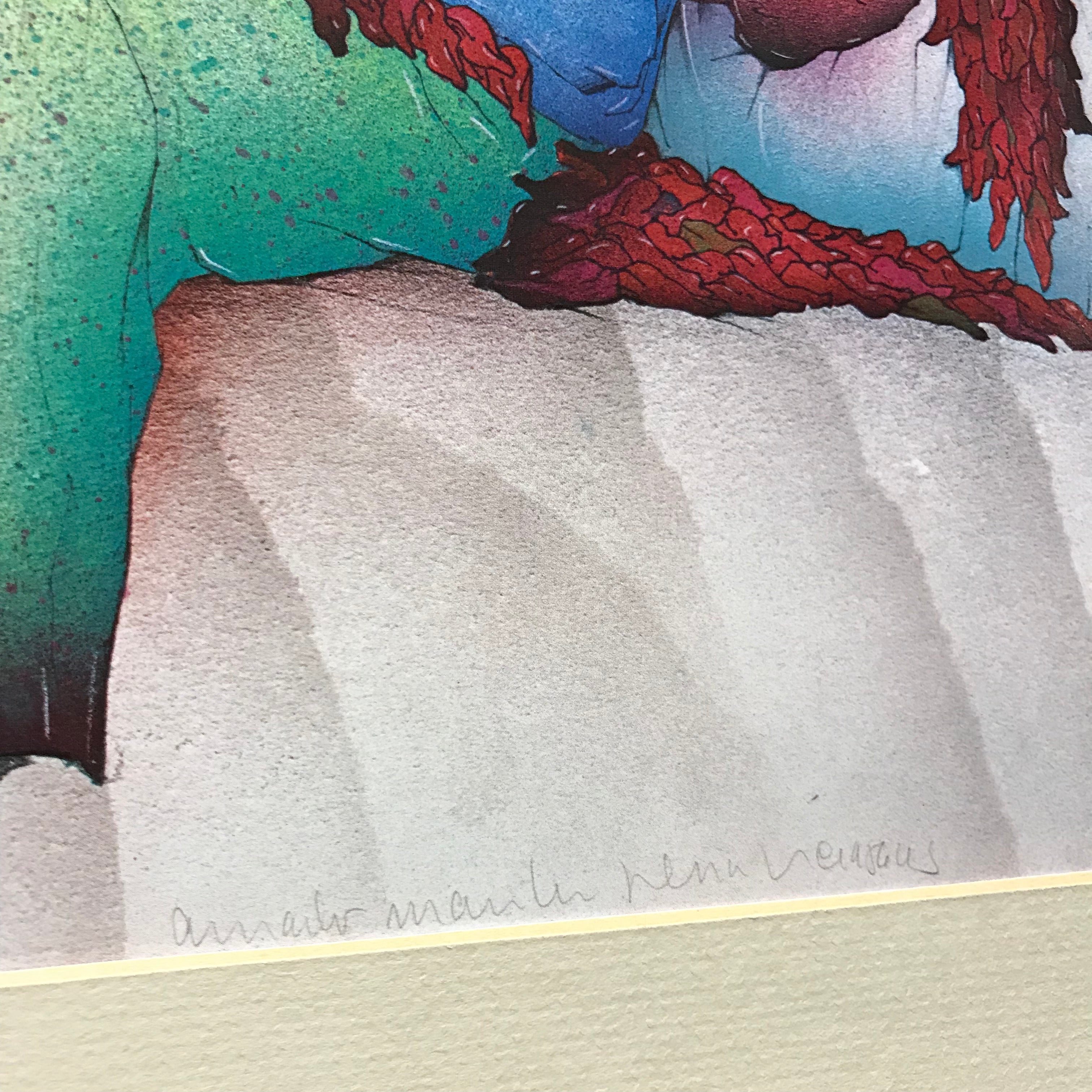 30"x 24" "La Cosecha" Art Print By Amado Pena