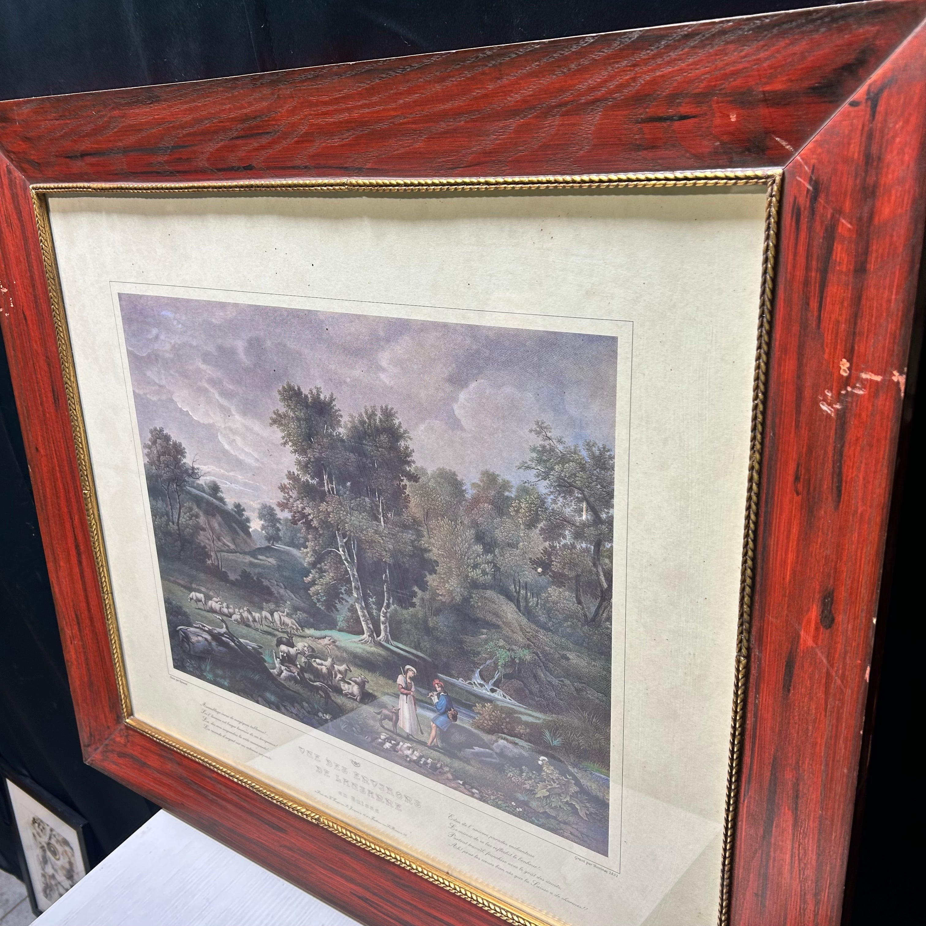 Grave Par Bovinet Print 1831 34"x 29"