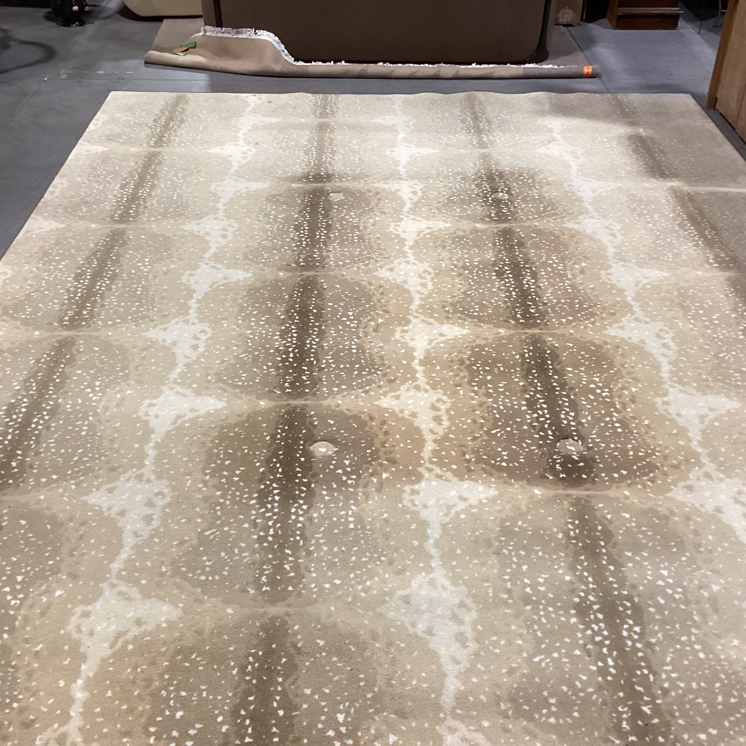 Axis Deer Style Custom Finished Carpet Rug 12'x 16'