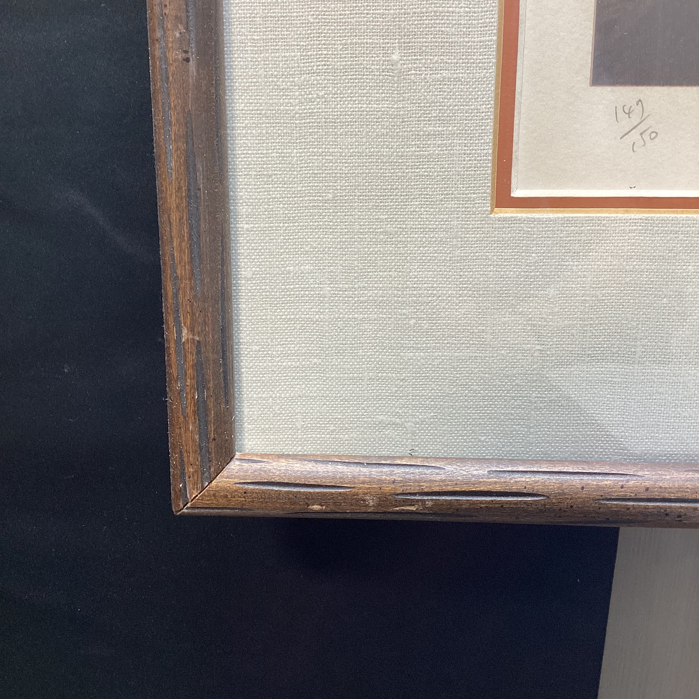 Michel Delacroix Pencil Signed "Crepuscule" Limited Edition Lithograph Print 33.5" x 30"