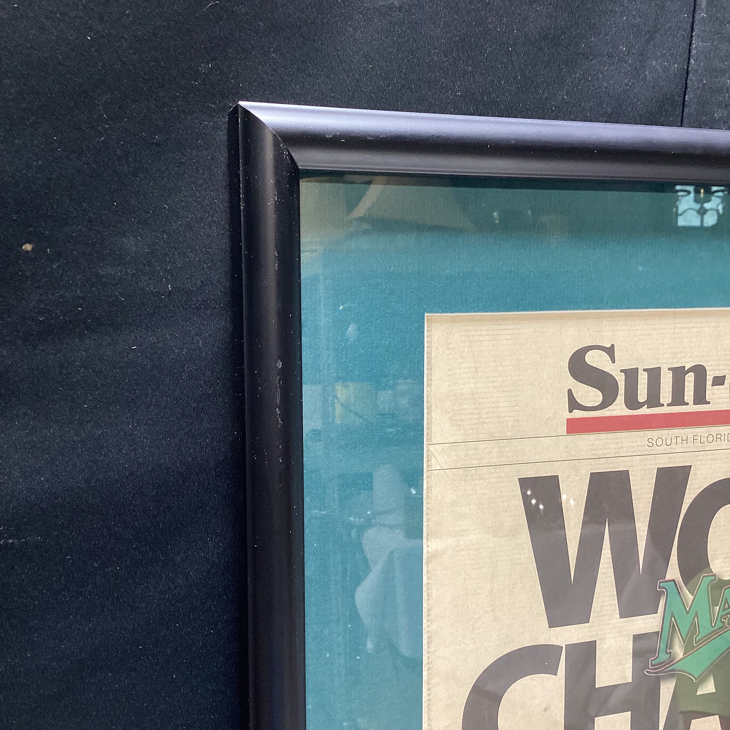 Vintage Sun-Sentinel 1997 Florida Marlins World Series Championship 18.5" x 26"