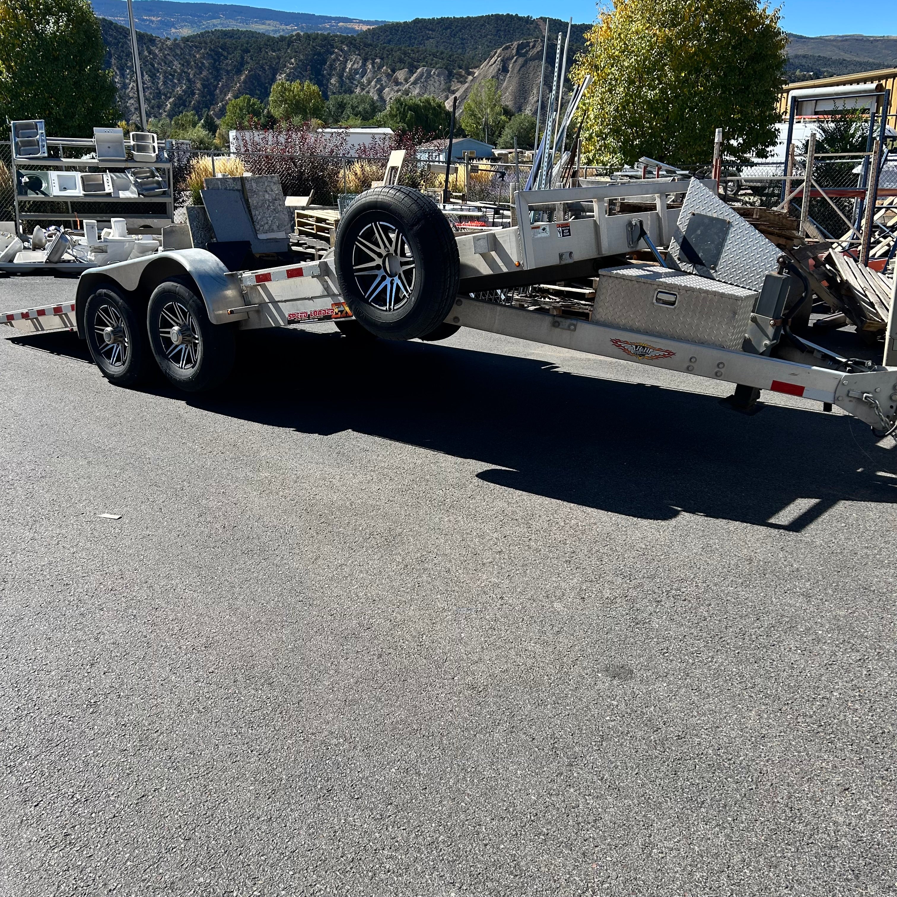 2022 25 ft. Total - 20' Deck Aluminum Tilt Speed Loader EX Car Hauler Trailer