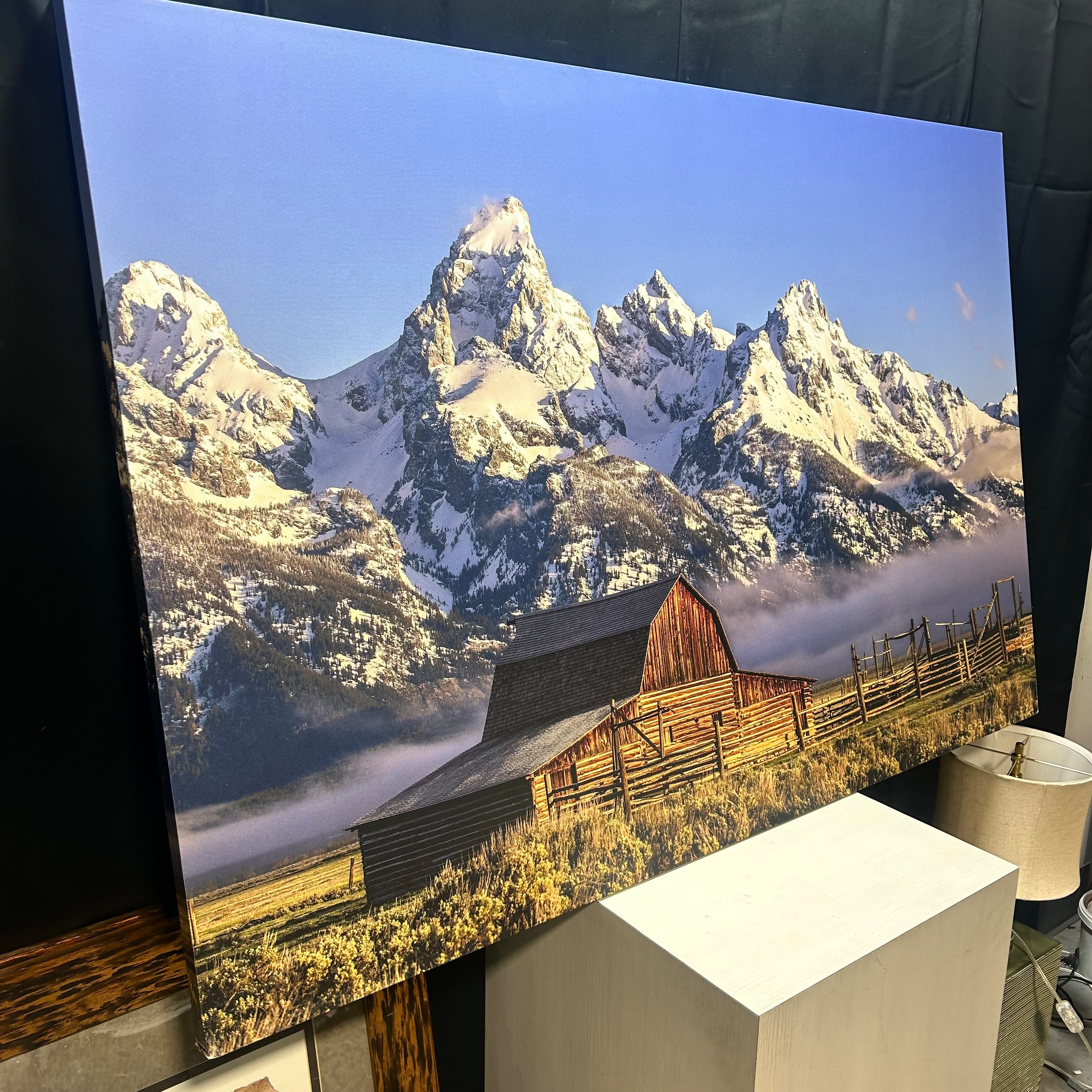 John Moulton Barn On Canvas 60"x 40"