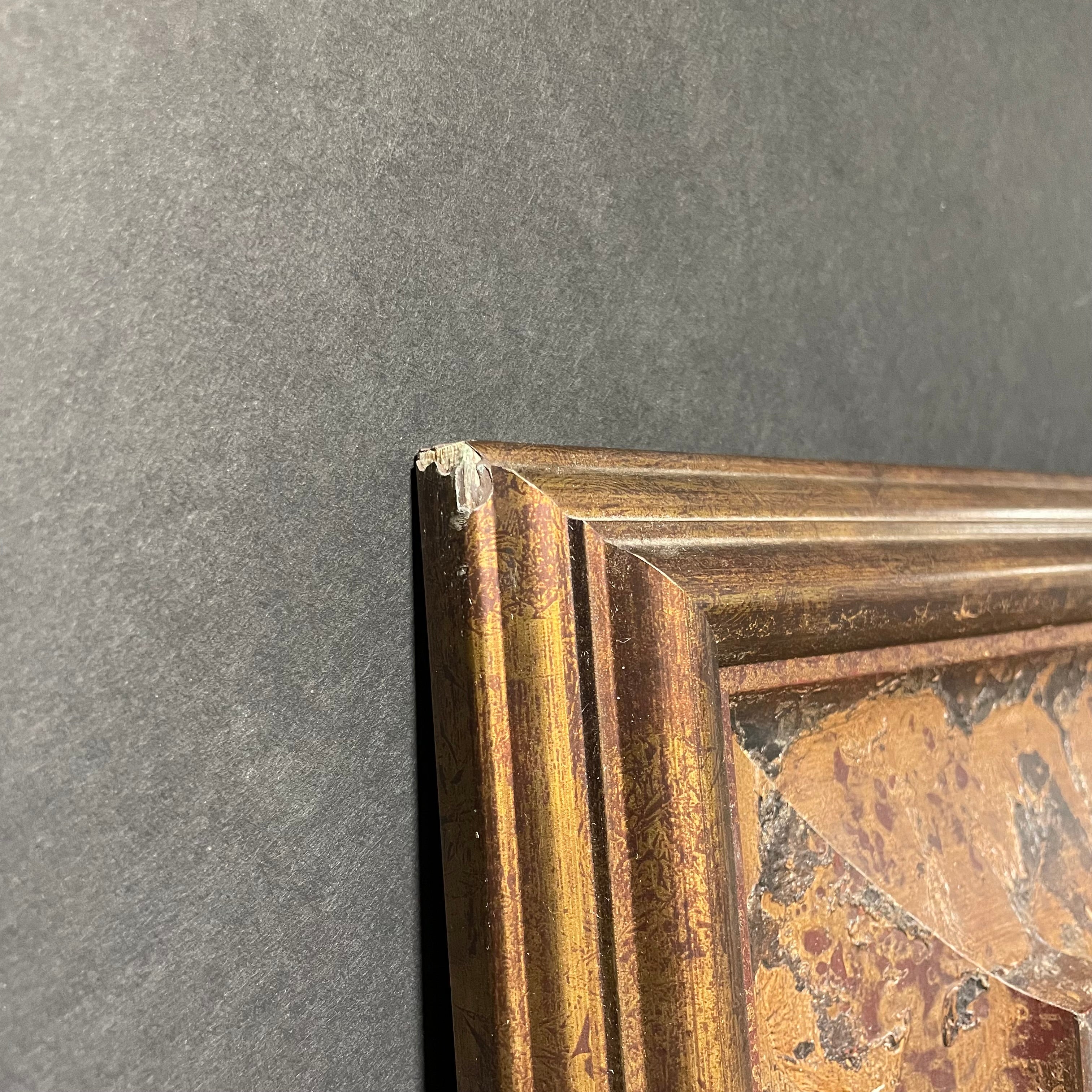 John Douglas "Eden XII" Giclee Print In Ornate Matting And Frame 34" x 34"