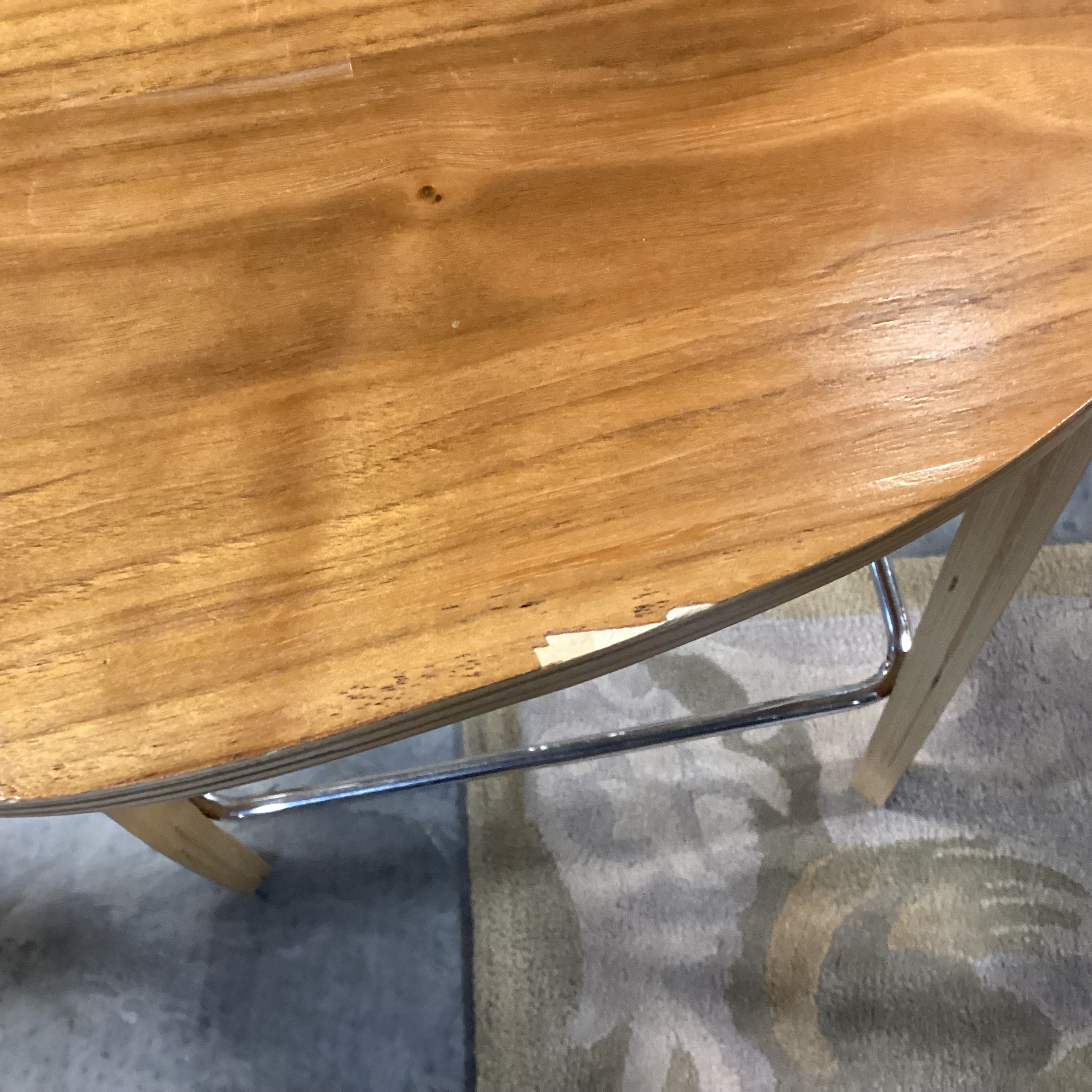 Norman Cherner for Rove Classic Pressed Walnut Modern Barstool 26"