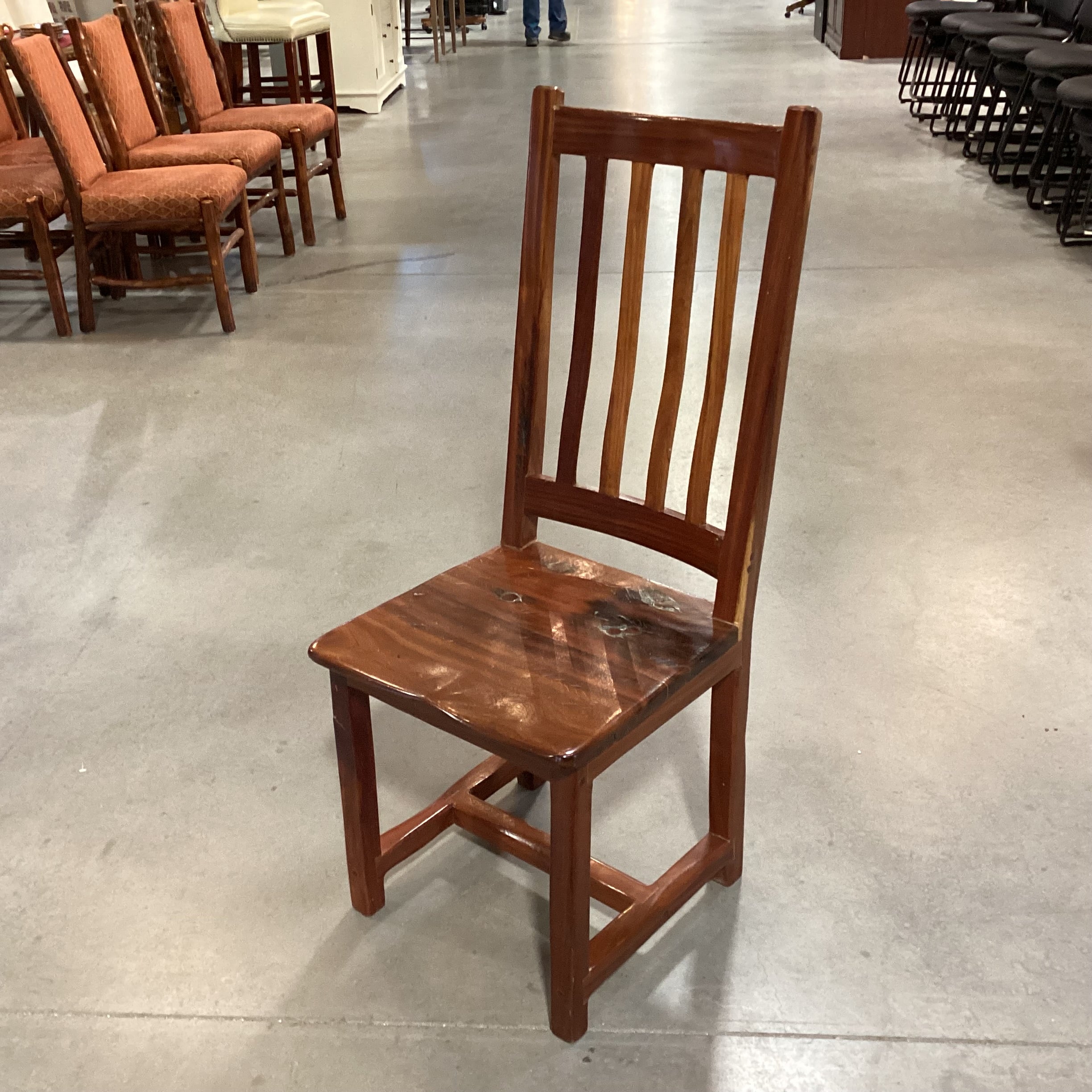 Solid Finished Wood with Pegging Dining Chair 18"x 20"x 43"