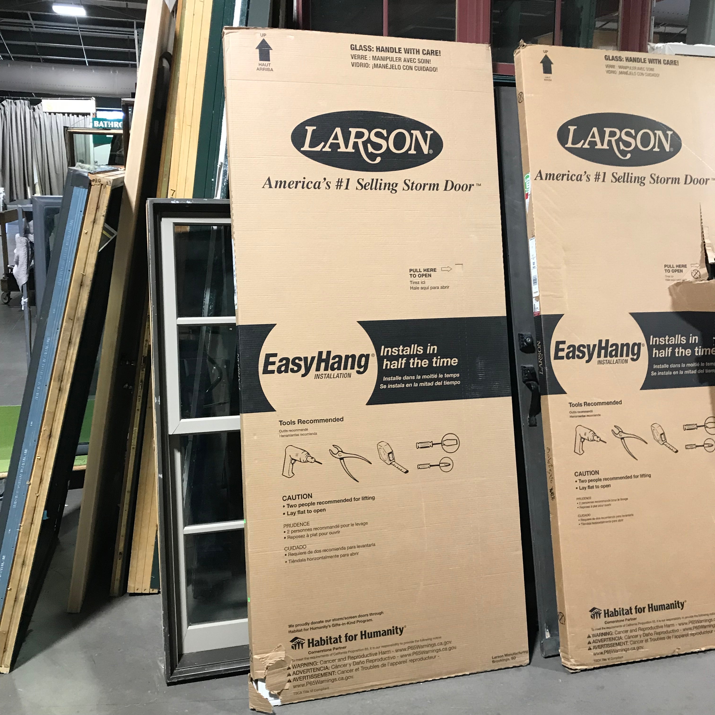 White Storm/Screen Door Larson 36"x 77.5"-78.5"
