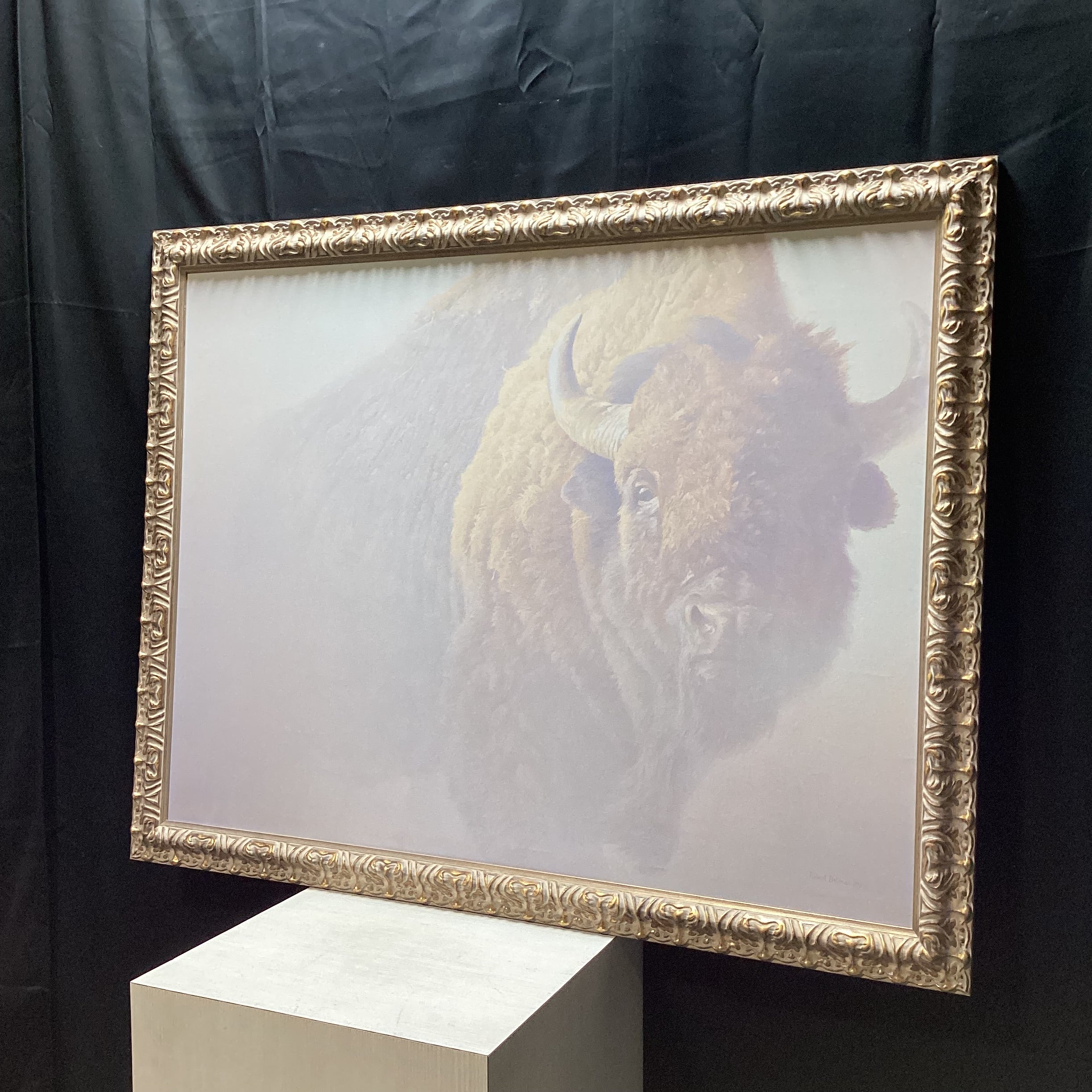 Robert Bateman "Chief Bison" Framed Giclee Print 42.5" x 41"
