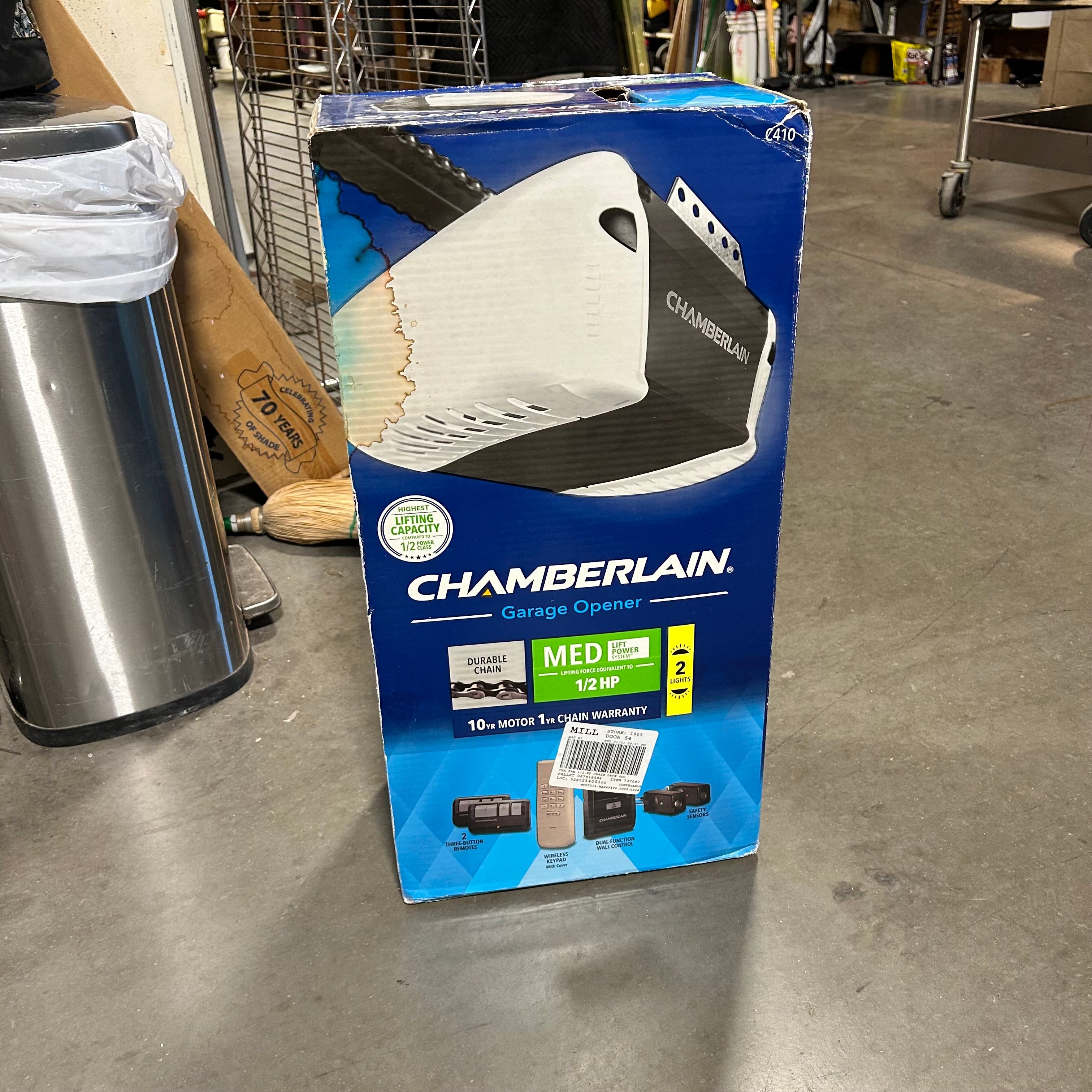 Chaberlan 1/2 Hp Garage Opener