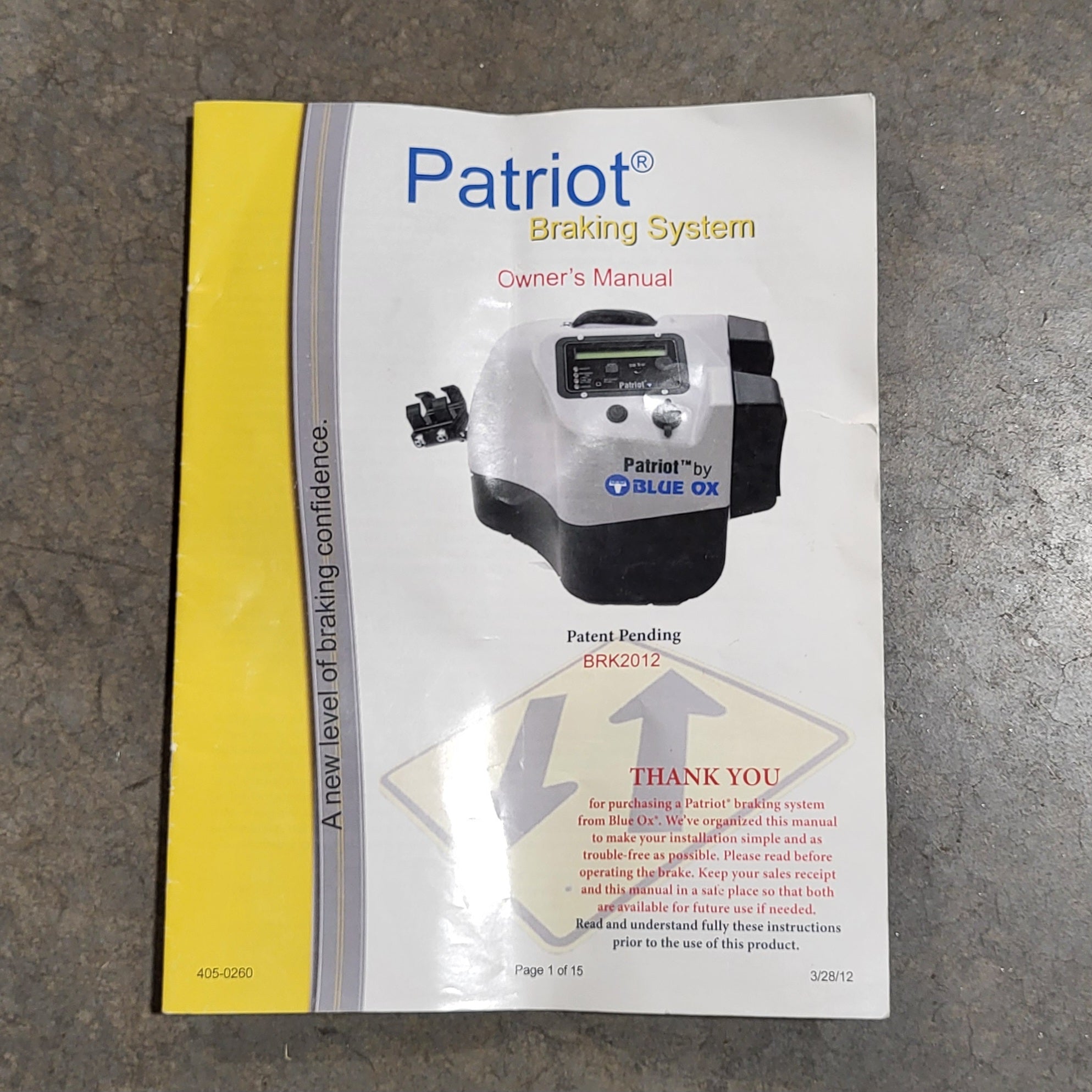 BLUE OX Patriot Braking System