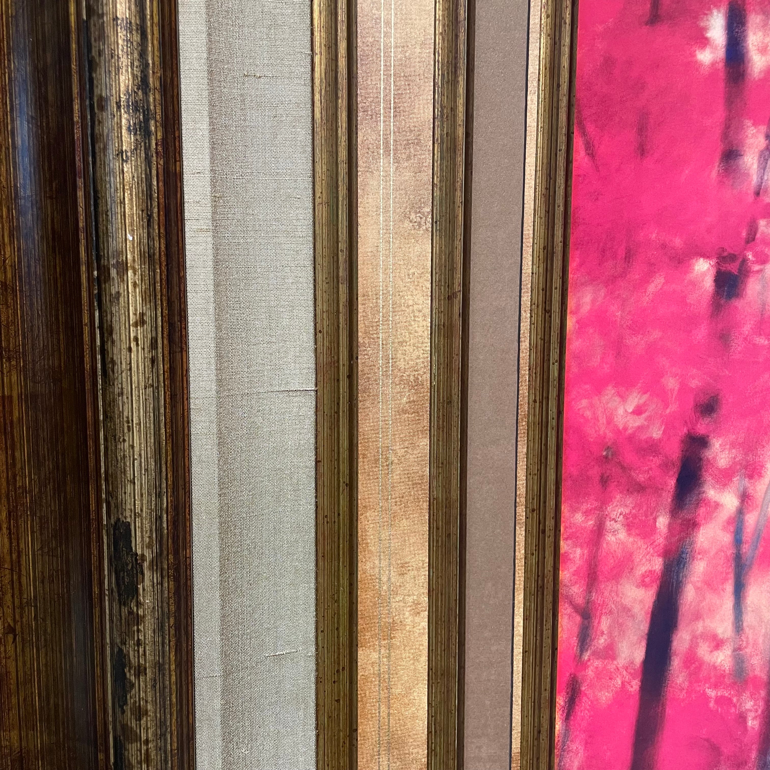 Vicki McMurry "No Boundaries" Print In Large Matted Frame 44 1/2" x 44 1/2"